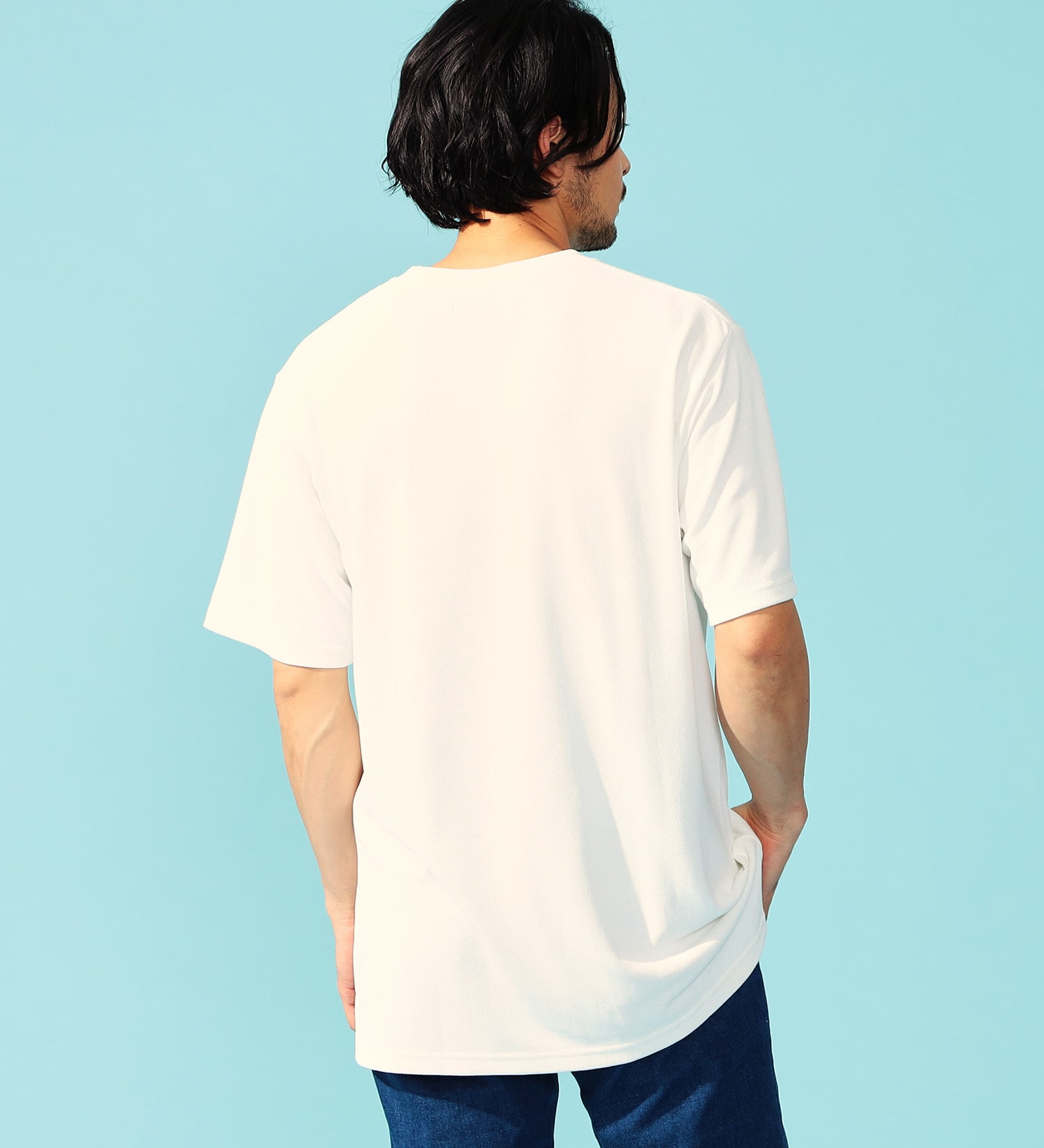 EDWIN(エドウイン)のCOOL FLEX 鹿の子Tシャツ 半袖|トップス/Tシャツ/カットソー/メンズ|ホワイト