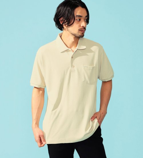 EDWIN(エドウイン)のCOOL FLEX レイシールド ポロシャツ 半袖|トップス/ポロシャツ/メンズ|ベージュ