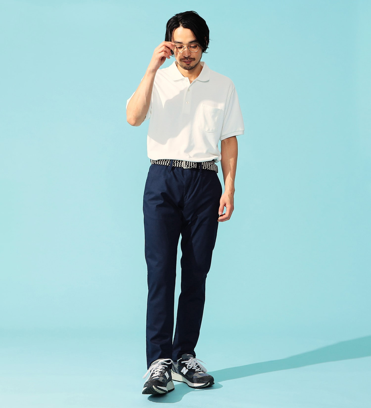 EDWIN(エドウイン)のCOOL FLEX レイシールド ポロシャツ 半袖|トップス/ポロシャツ/メンズ|ホワイト