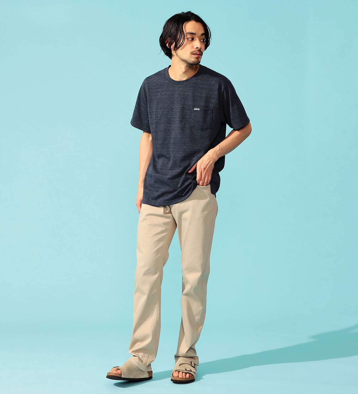 EDWIN(エドウイン)のCOOL FLEX Tシャツ 半袖|トップス/Tシャツ/カットソー/メンズ|ネイビー