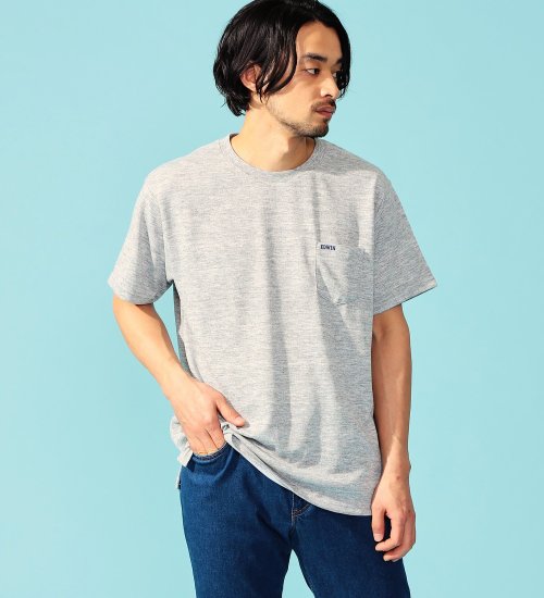 EDWIN(エドウイン)の【ポイントアップ対象】COOL FLEX Tシャツ 半袖|トップス/Tシャツ/カットソー/メンズ|グレー
