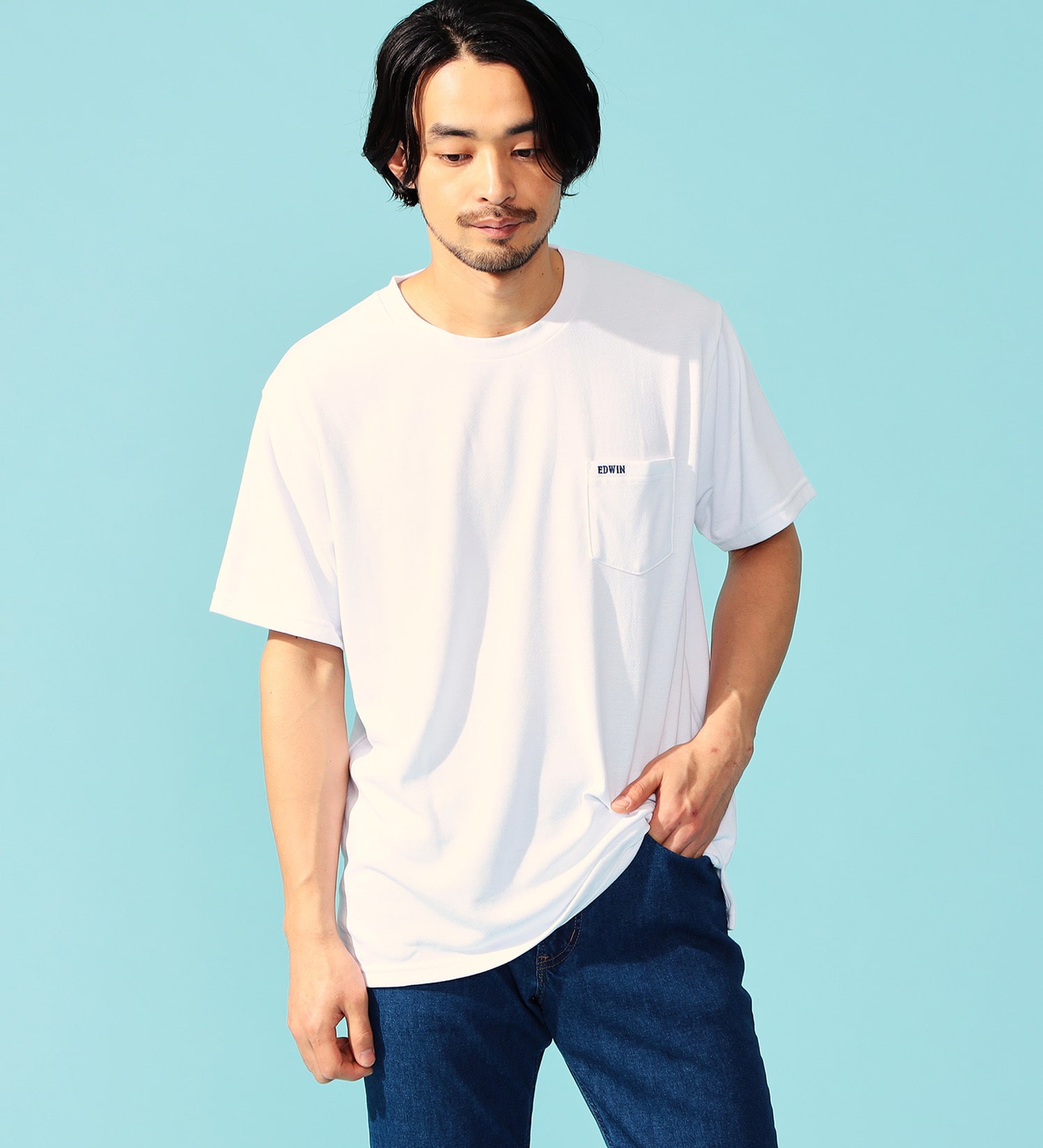 EDWIN(エドウイン)のCOOL FLEX Tシャツ 半袖|トップス/Tシャツ/カットソー/メンズ|ホワイト