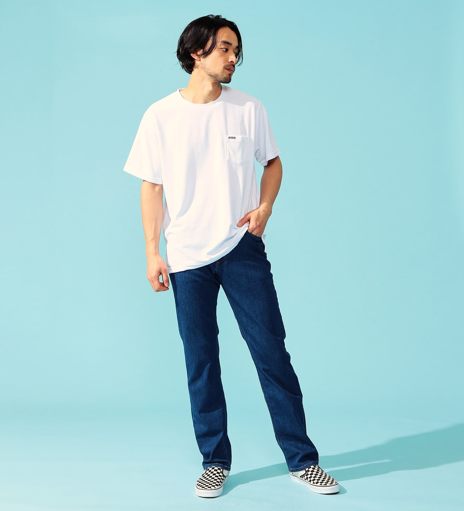 EDWIN(エドウイン)のCOOL FLEX Tシャツ 半袖|トップス/Tシャツ/カットソー/メンズ|ホワイト