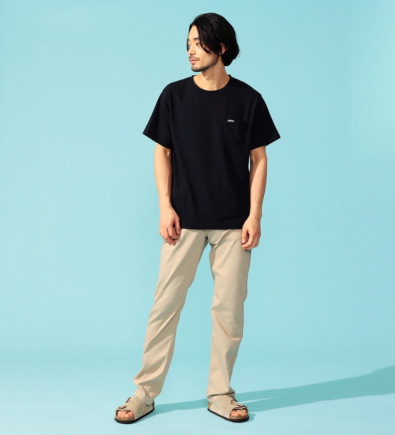 EDWIN(エドウイン)のCOOL FLEX Tシャツ 半袖|トップス/Tシャツ/カットソー/メンズ|ブラック