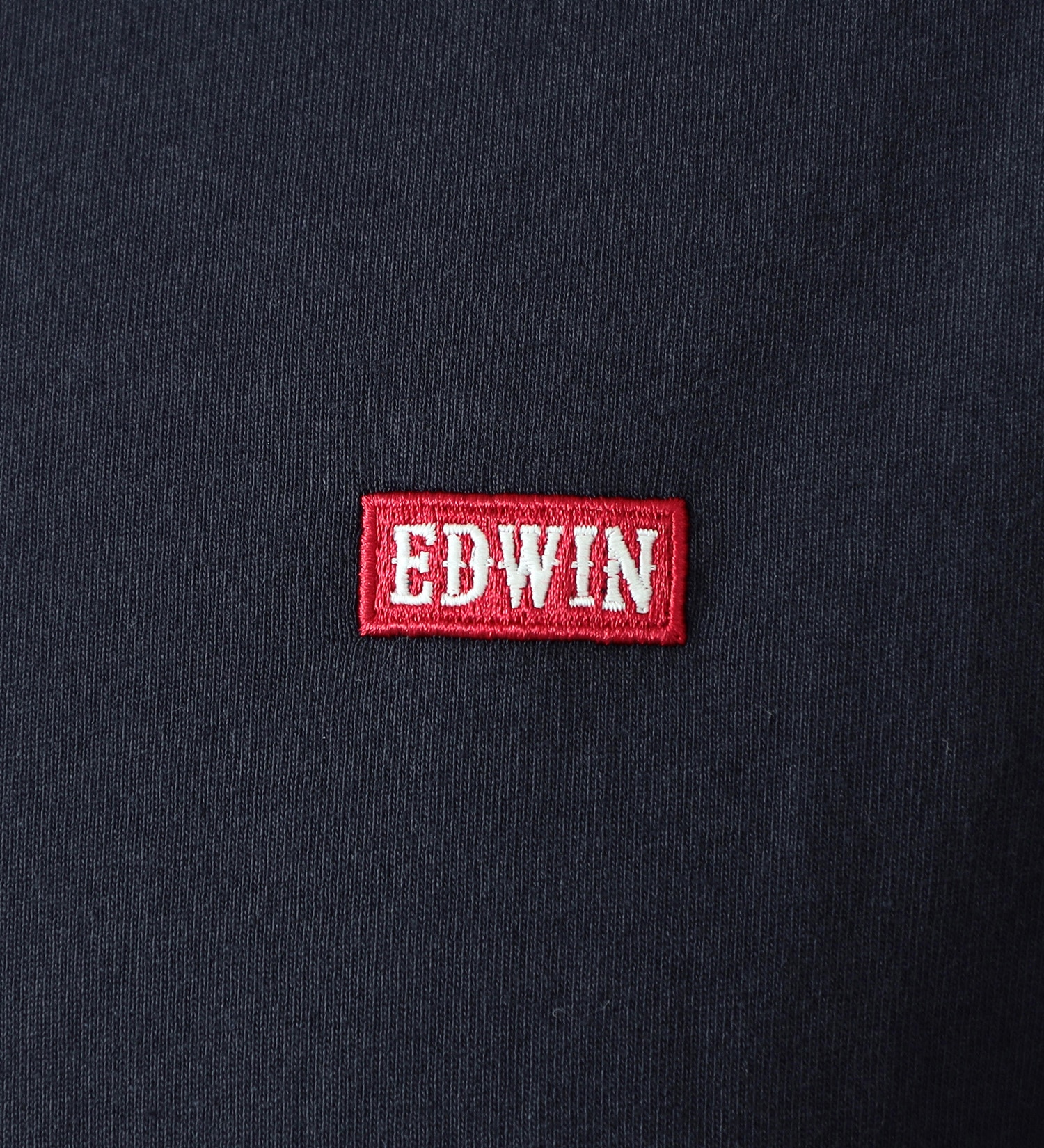 EDWIN(エドウイン)のボックスロゴエンブレムTシャツ|トップス/Tシャツ/カットソー/メンズ|ネイビー