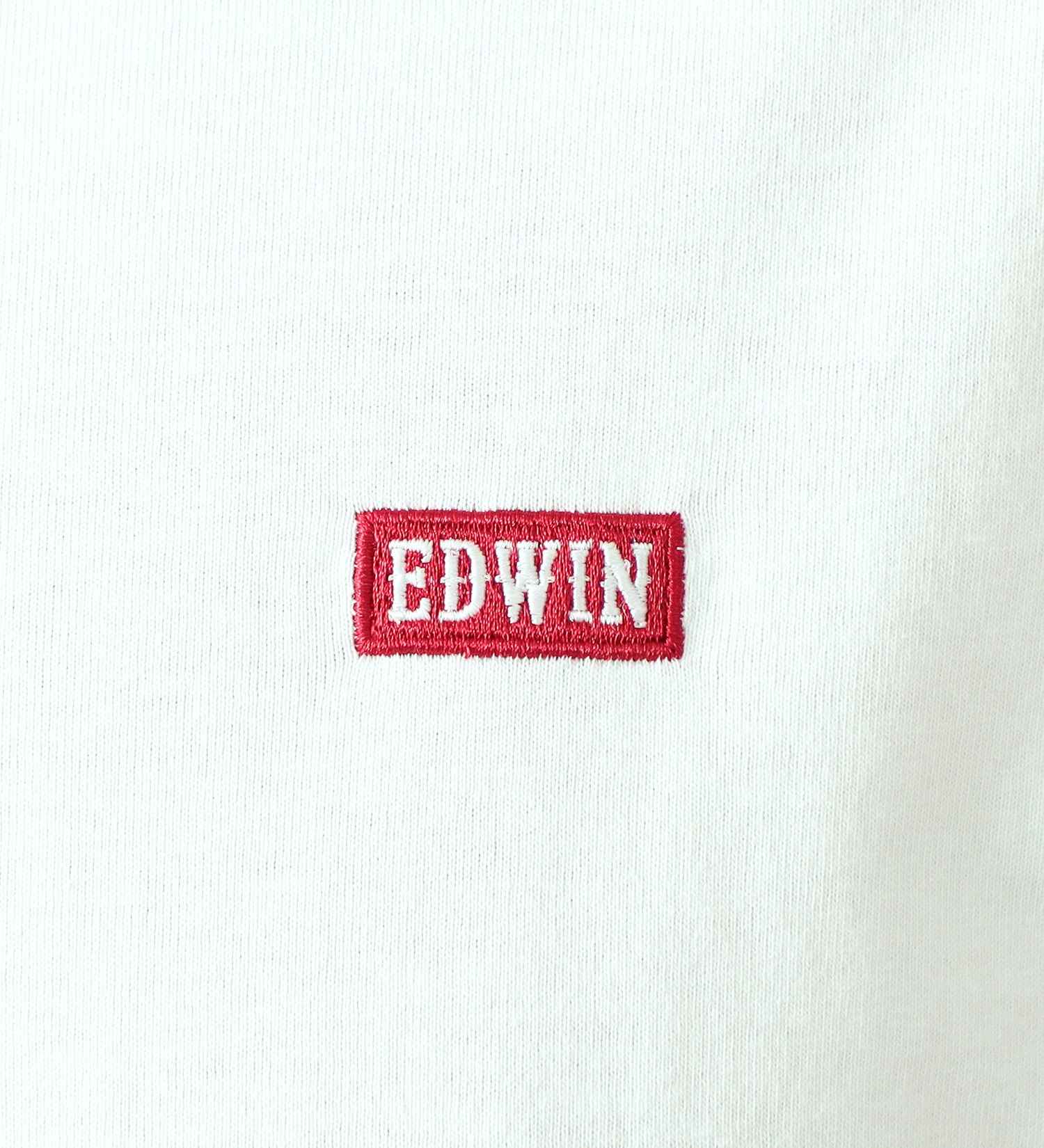 EDWIN(エドウイン)のボックスロゴエンブレムTシャツ|トップス/Tシャツ/カットソー/メンズ|ホワイト