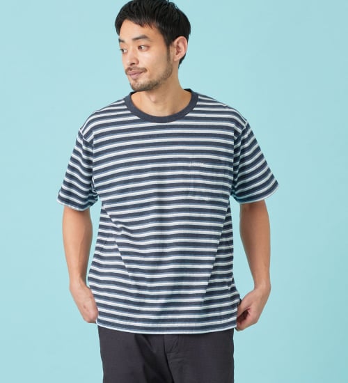 EDWIN(エドウイン)のCOOL Tシャツ 半袖 接触冷感|トップス/Tシャツ/カットソー/メンズ|ブルー系その他