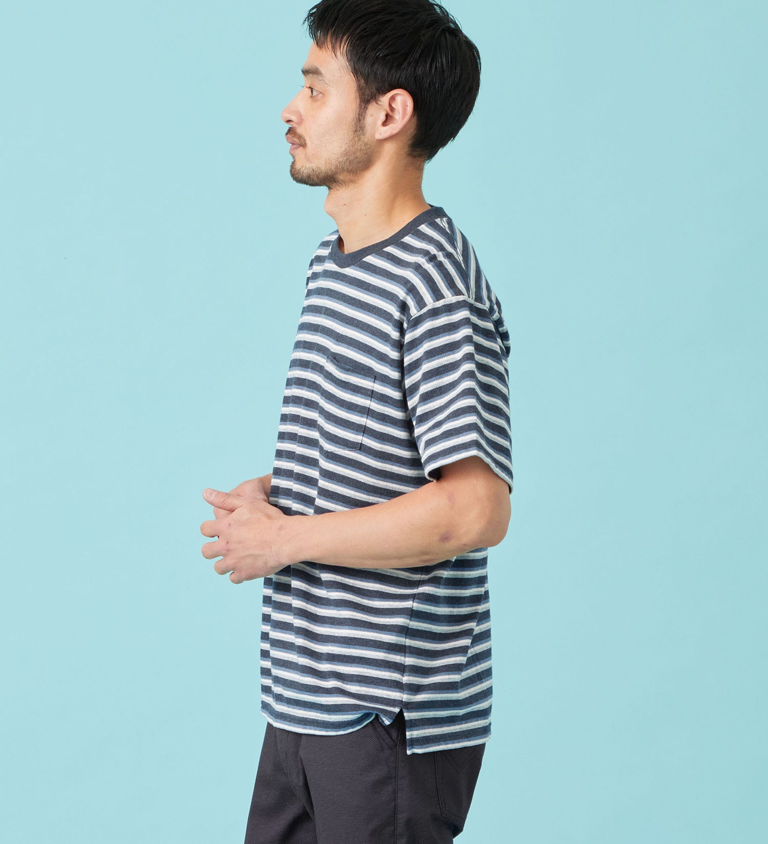 EDWIN(エドウイン)のCOOL Tシャツ 半袖 接触冷感|トップス/Tシャツ/カットソー/メンズ|ブルー系その他