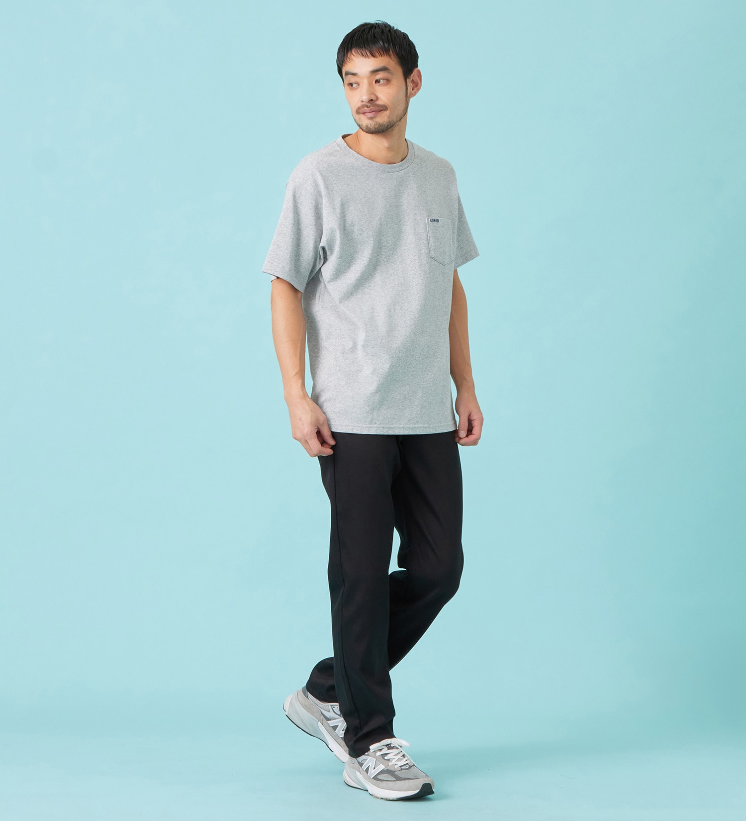 EDWIN(エドウイン)のCOOL Tシャツ 半袖 接触冷感|トップス/Tシャツ/カットソー/メンズ|グレー