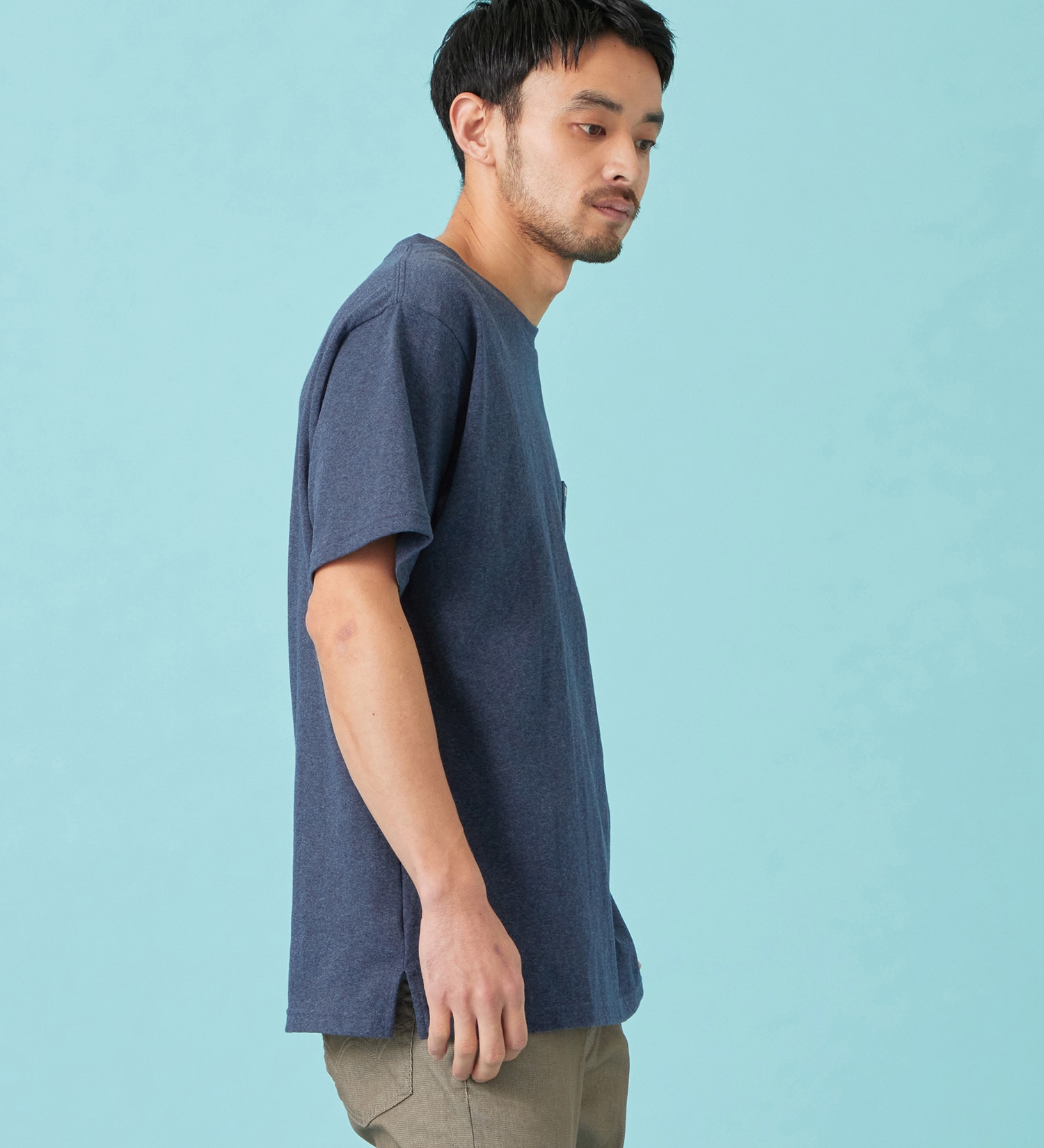 EDWIN(エドウイン)のCOOL Tシャツ 半袖 接触冷感|トップス/Tシャツ/カットソー/メンズ|ネイビー