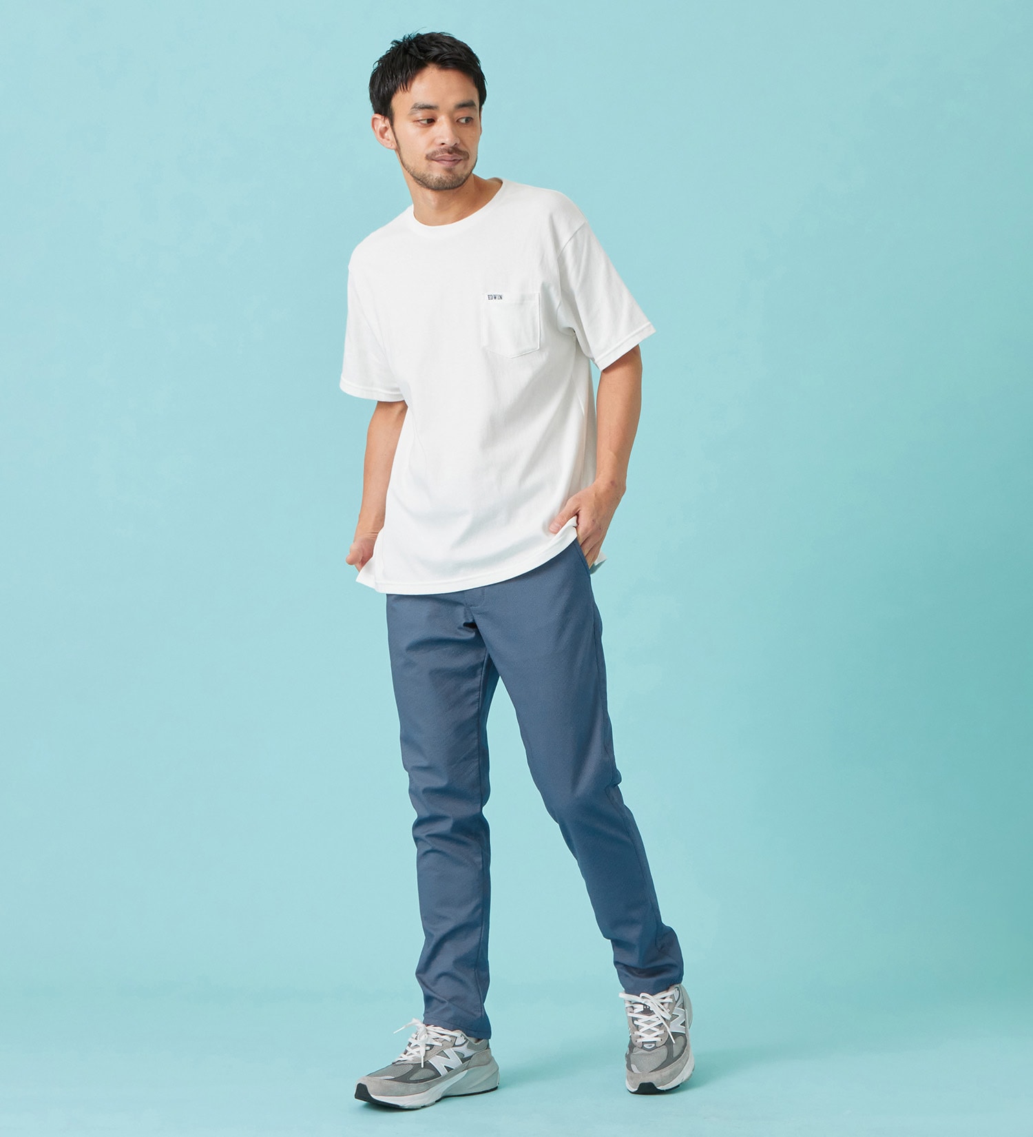 EDWIN(エドウイン)のCOOL Tシャツ 半袖 接触冷感|トップス/Tシャツ/カットソー/メンズ|ホワイト