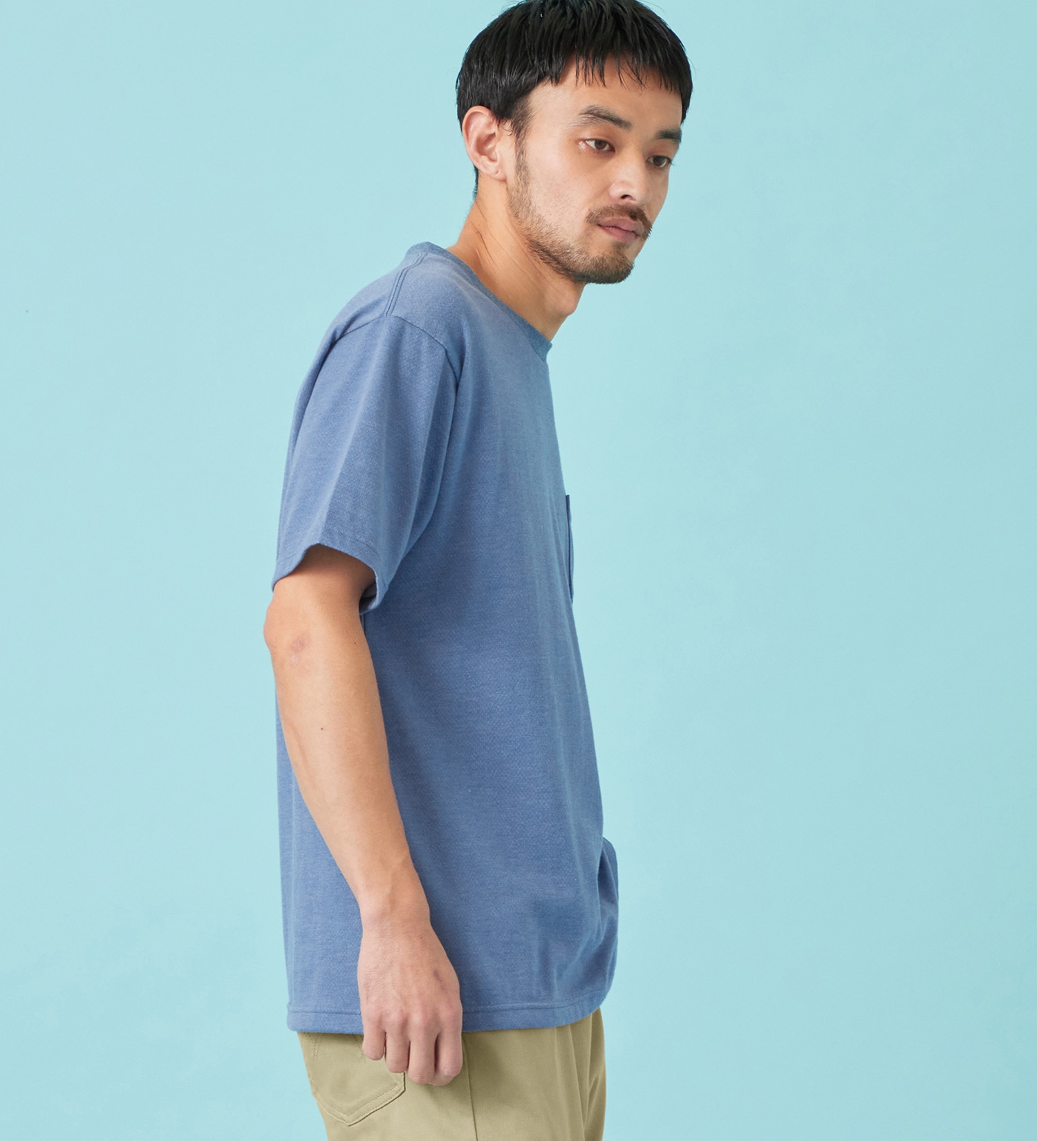 EDWIN(エドウイン)のCOOL Tシャツ 半袖 接触冷感|トップス/Tシャツ/カットソー/メンズ|ブルー