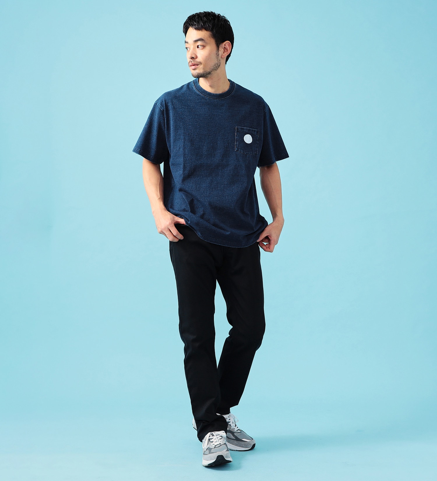 EDWIN(エドウイン)のインディゴ Tシャツ 半袖|トップス/Tシャツ/カットソー/メンズ|インディゴブルー