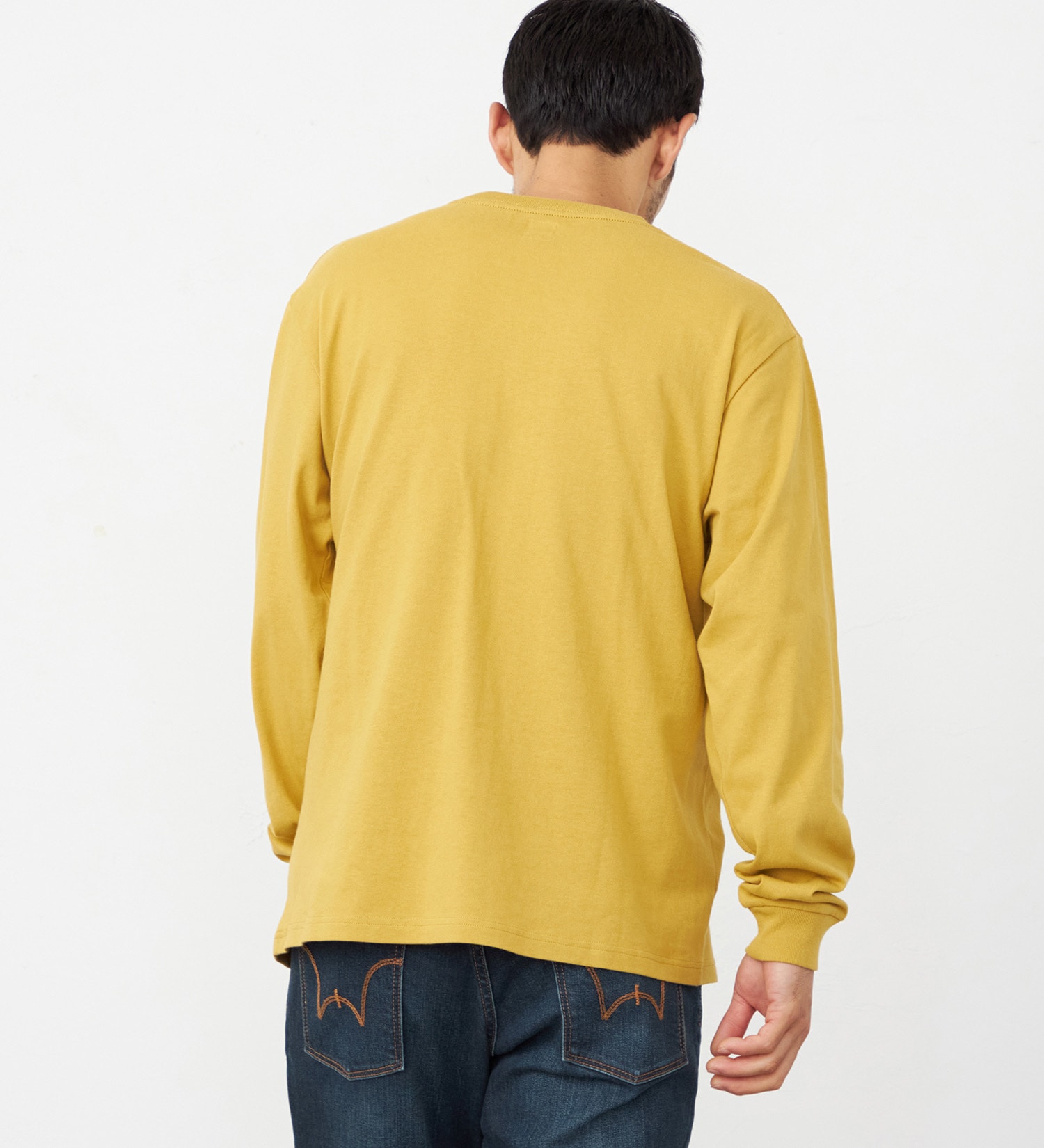 EDWIN(エドウイン)のデニムポケット Tシャツ 長袖|トップス/Tシャツ/カットソー/メンズ|マスタード