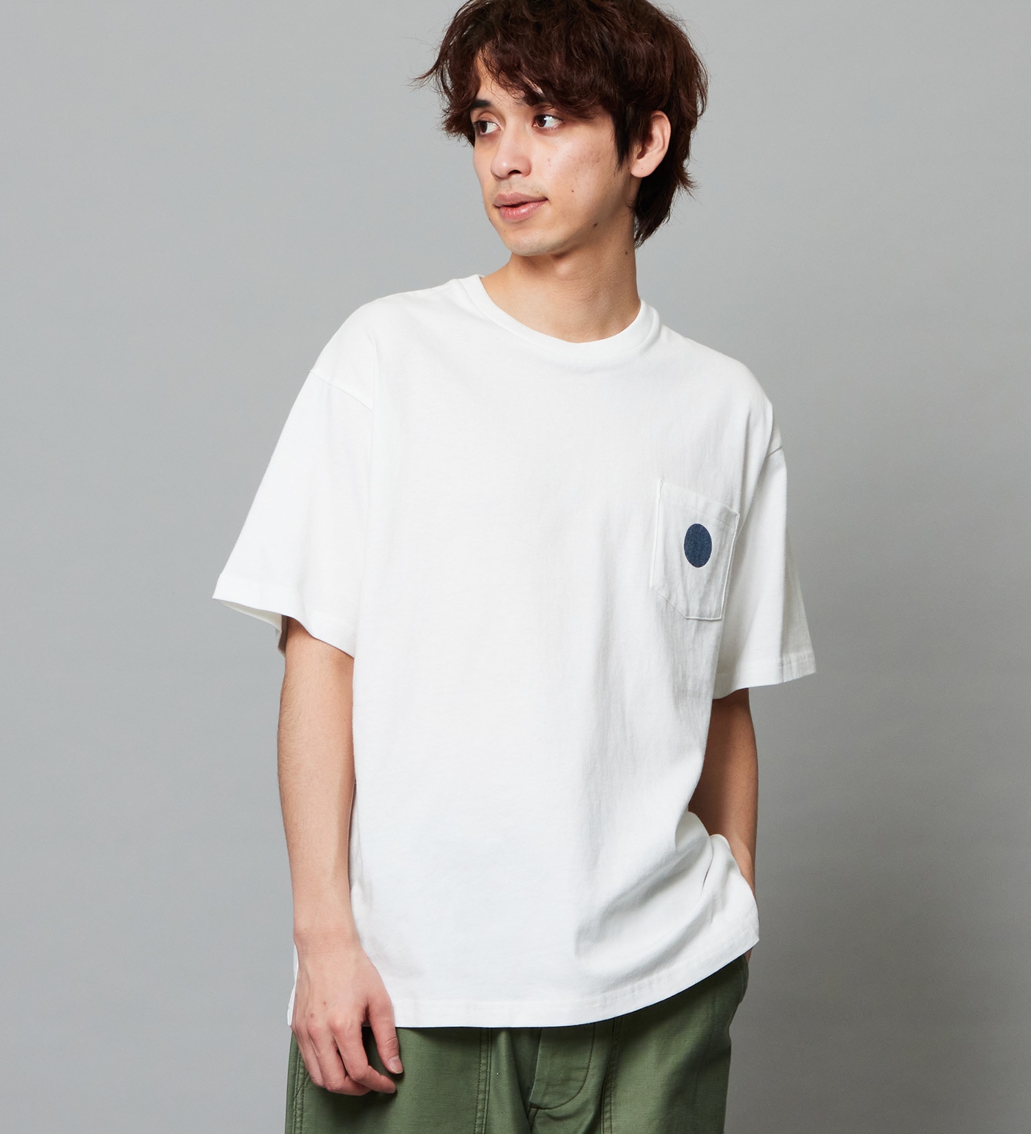 EDWIN(エドウイン)のプリントTシャツ インディゴ 半袖|トップス/Tシャツ/カットソー/メンズ|ホワイト