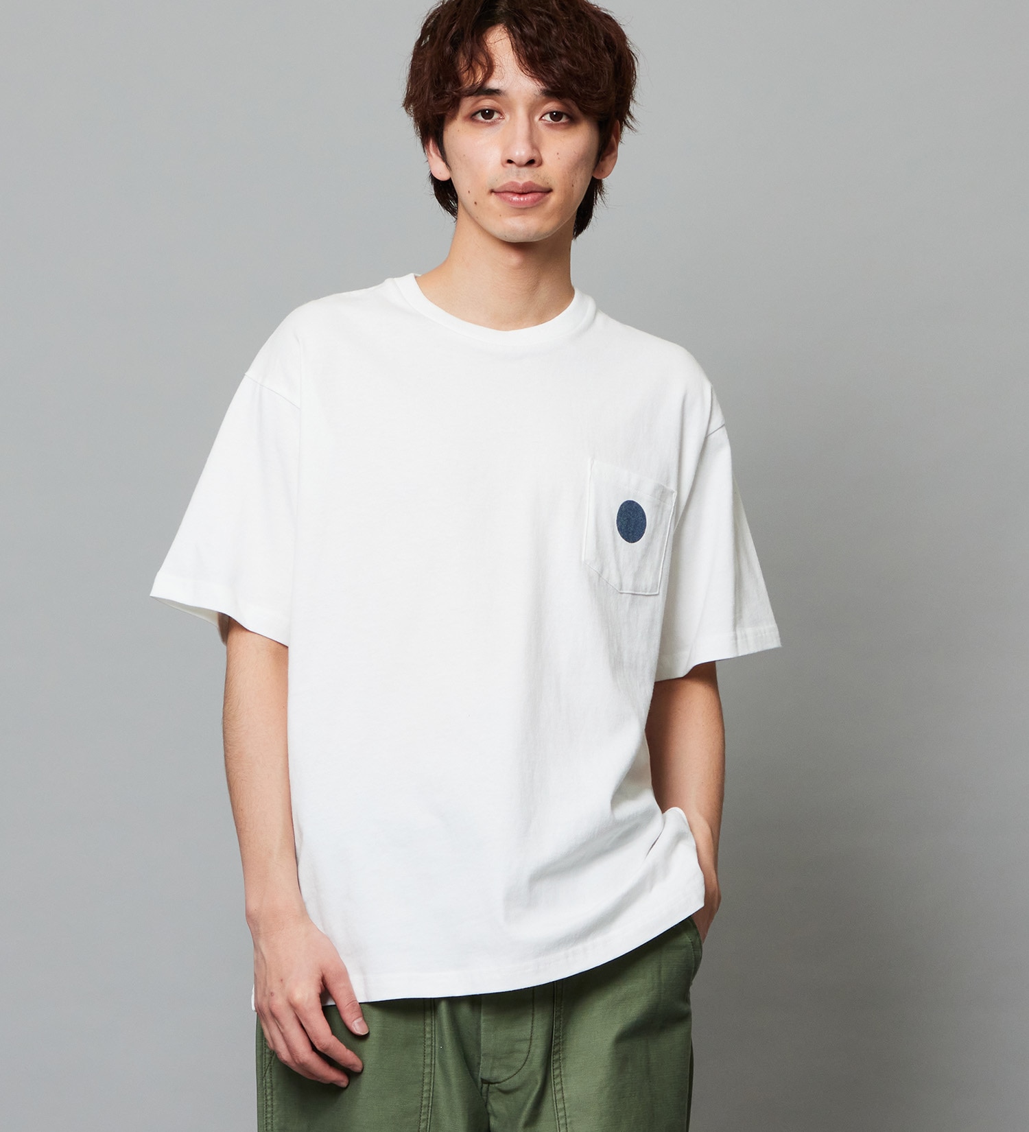 EDWIN(エドウイン)のプリントTシャツ インディゴ 半袖|トップス/Tシャツ/カットソー/メンズ|ホワイト