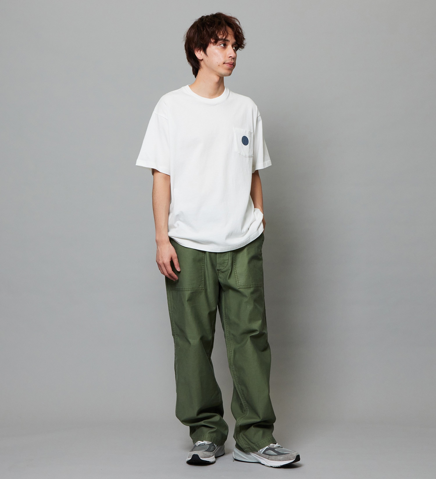 EDWIN(エドウイン)のプリントTシャツ インディゴ 半袖|トップス/Tシャツ/カットソー/メンズ|ホワイト