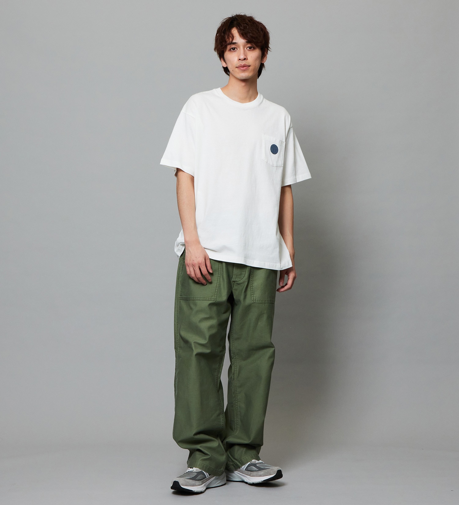 EDWIN(エドウイン)のプリントTシャツ インディゴ 半袖|トップス/Tシャツ/カットソー/メンズ|ホワイト