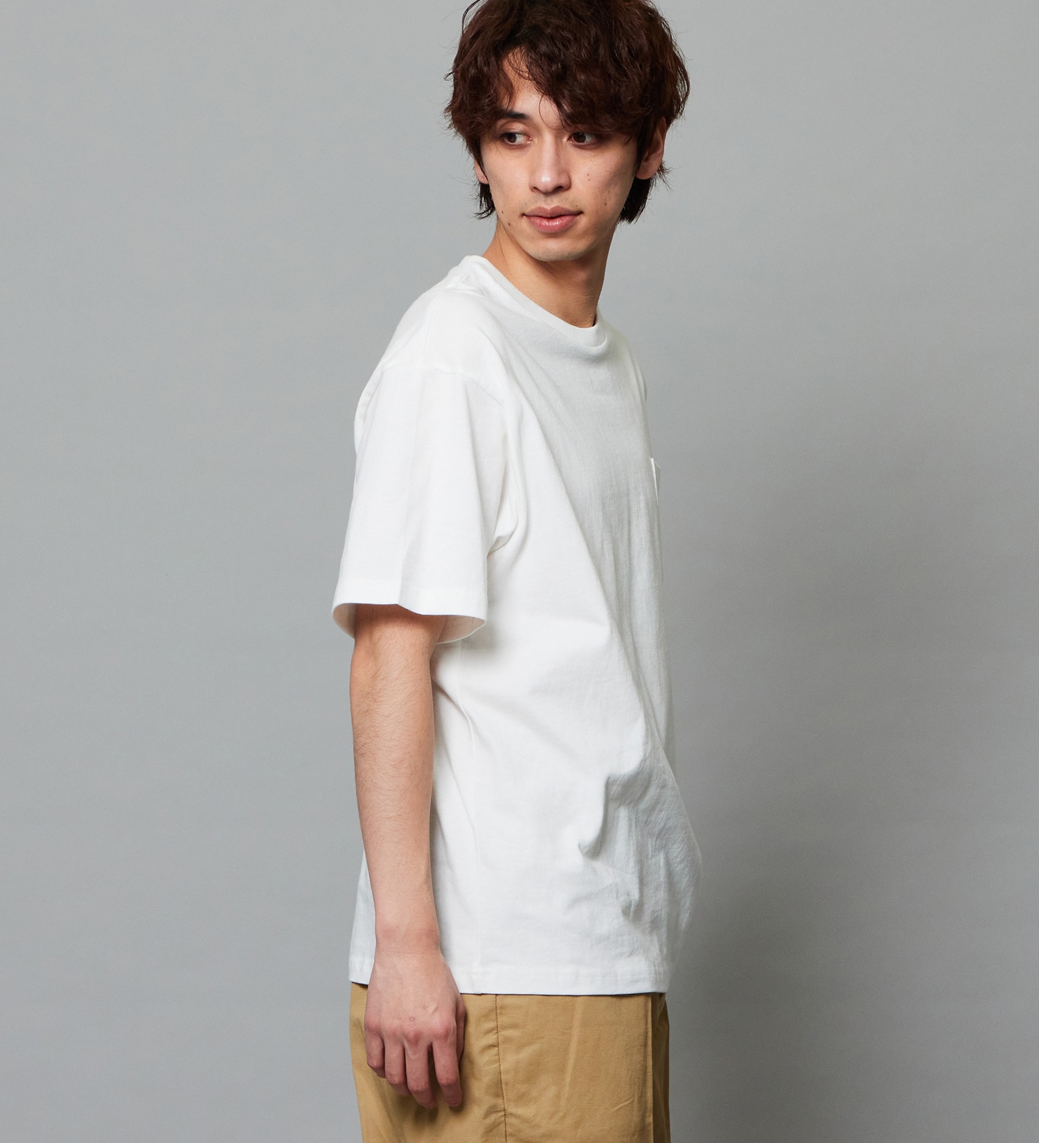 EDWIN(エドウイン)のプリントTシャツ インディゴ 半袖|トップス/Tシャツ/カットソー/メンズ|ホワイト