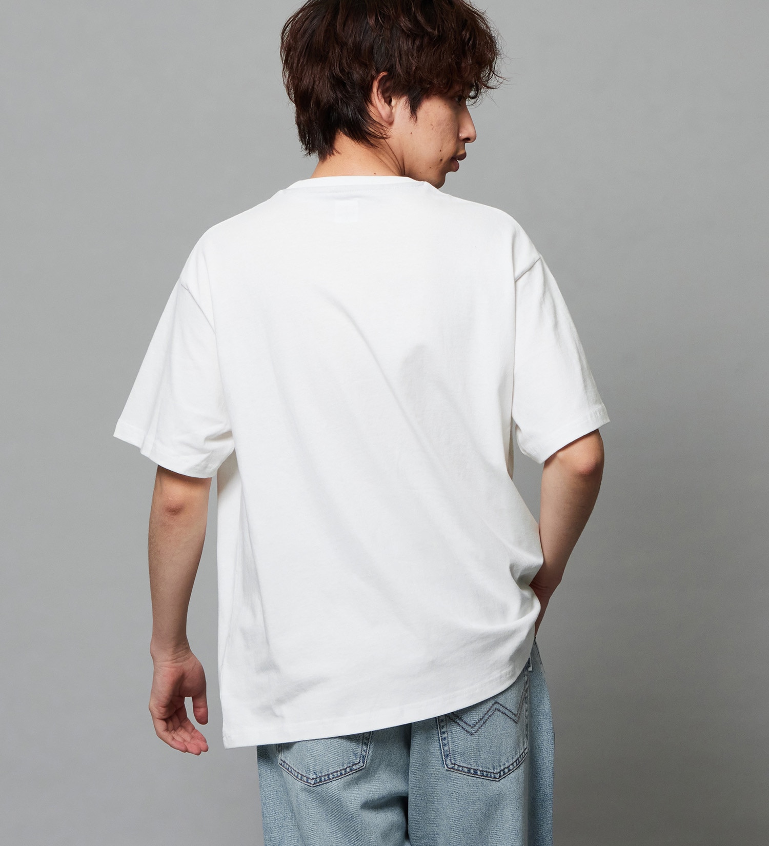 EDWIN(エドウイン)のプリントTシャツ インディゴ 半袖|トップス/Tシャツ/カットソー/メンズ|ホワイト