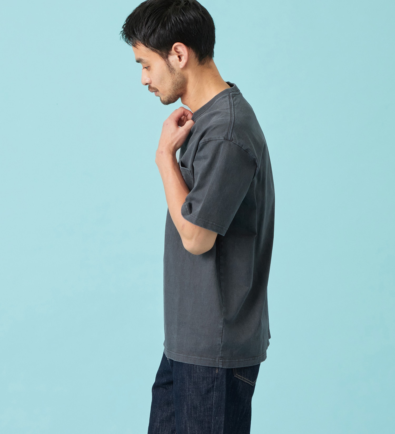 EDWIN(エドウイン)のヘビーウェイトTシャツ 半袖|トップス/Tシャツ/カットソー/メンズ|ネイビー