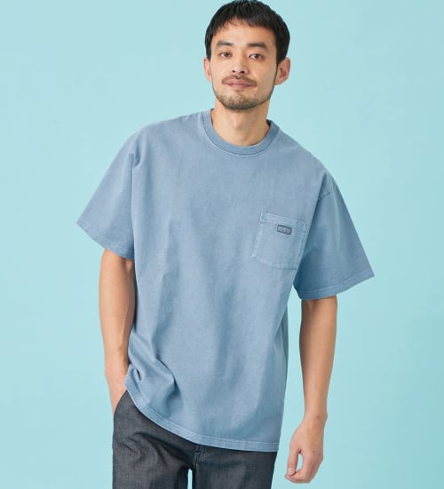 EDWIN(エドウイン)のヘビーウェイトTシャツ 半袖|トップス/Tシャツ/カットソー/メンズ|ブルー