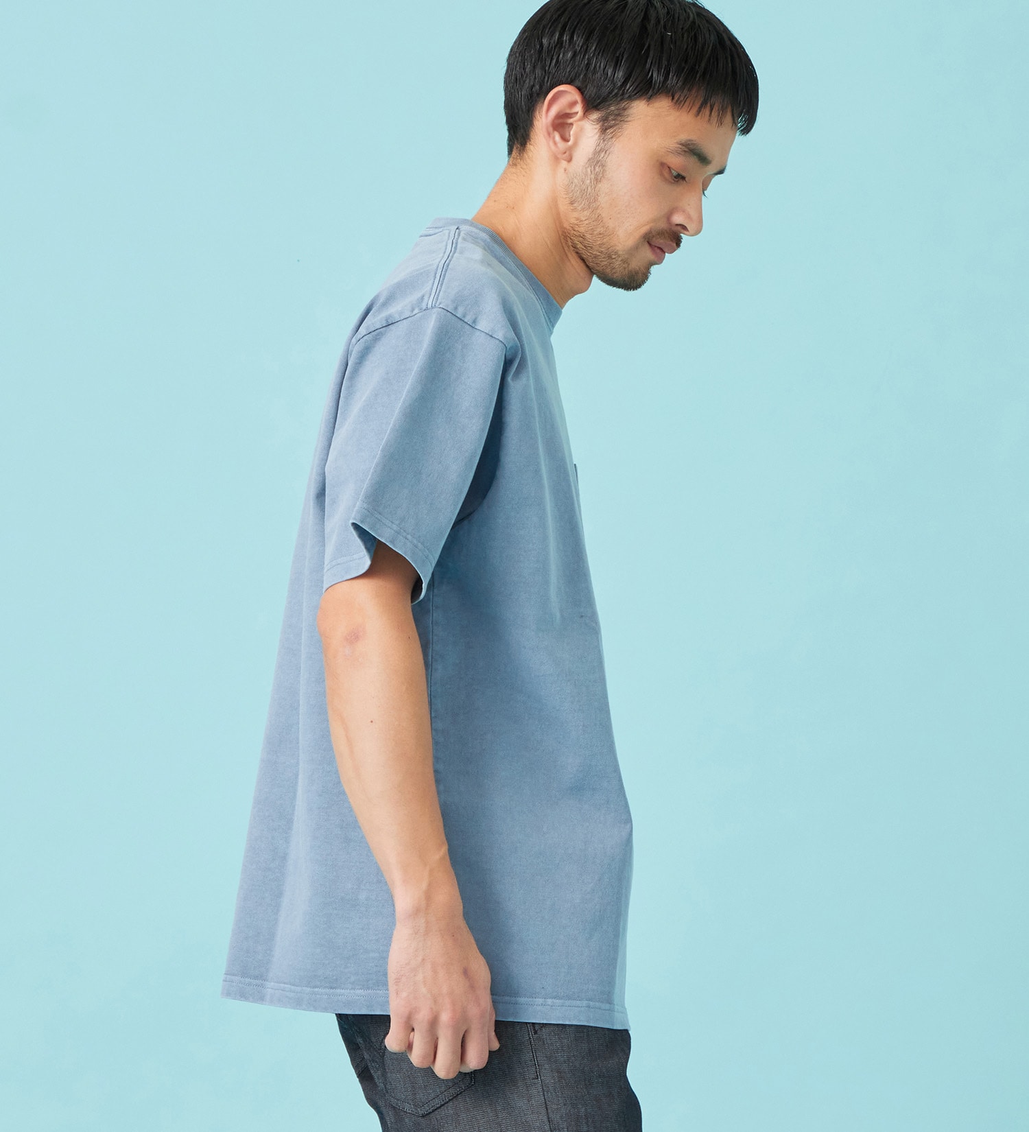 EDWIN(エドウイン)のヘビーウェイトTシャツ 半袖|トップス/Tシャツ/カットソー/メンズ|ブルー