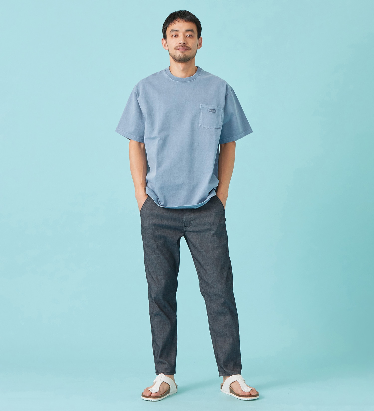 EDWIN(エドウイン)のヘビーウェイトTシャツ 半袖|トップス/Tシャツ/カットソー/メンズ|ブルー