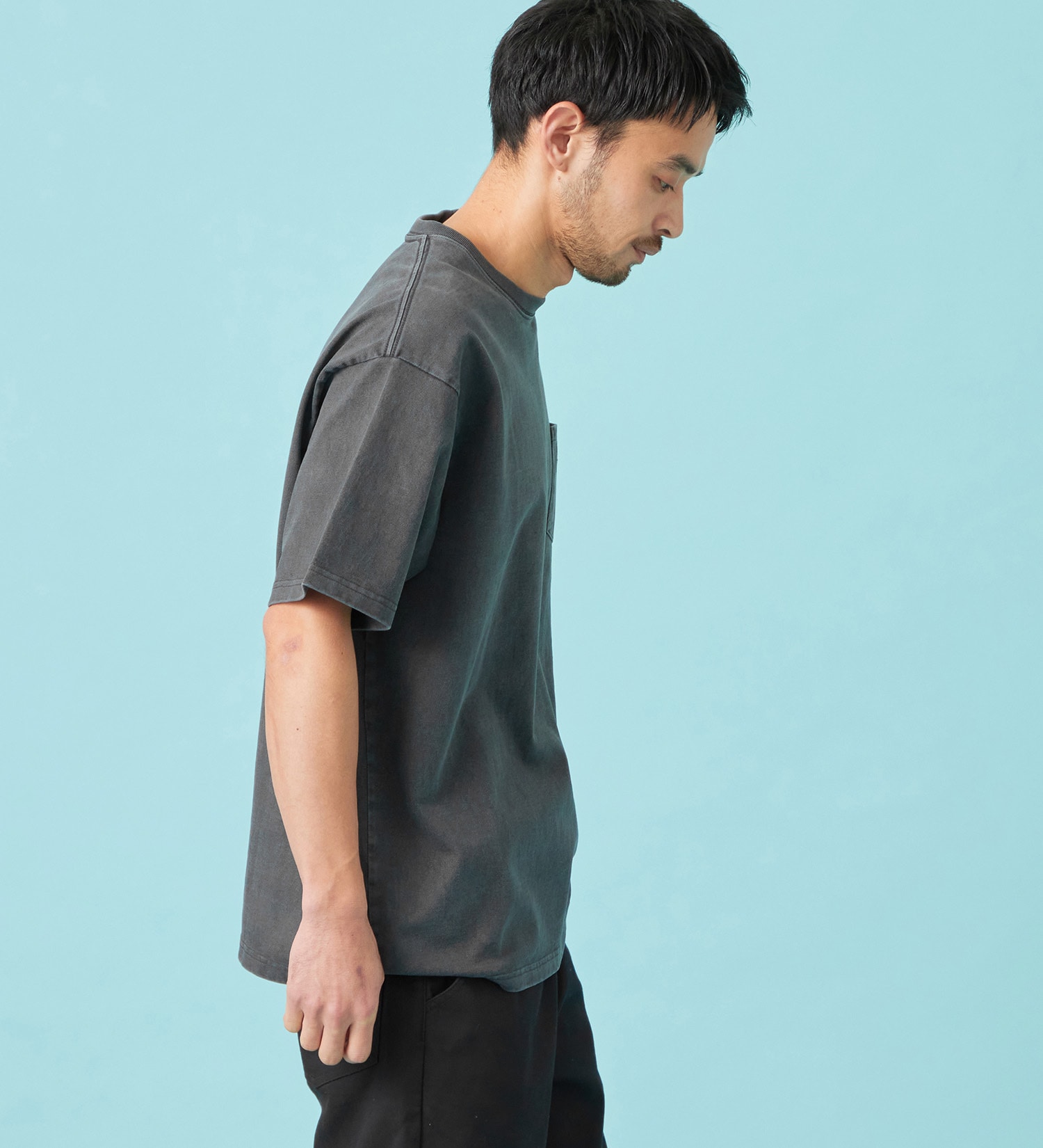 EDWIN(エドウイン)のヘビーウェイトTシャツ 半袖|トップス/Tシャツ/カットソー/メンズ|ブラック