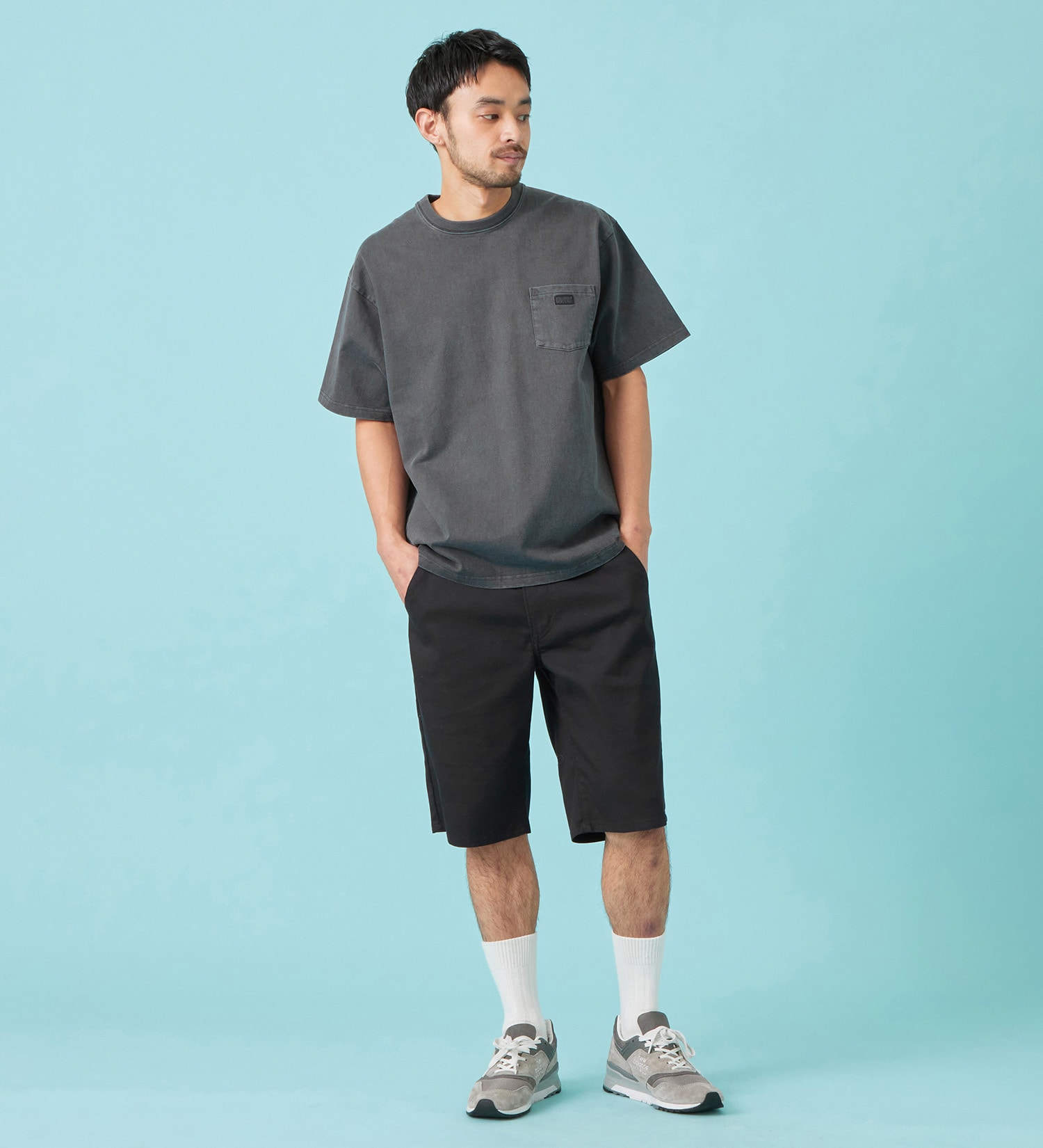 EDWIN(エドウイン)のヘビーウェイトTシャツ 半袖|トップス/Tシャツ/カットソー/メンズ|ブラック