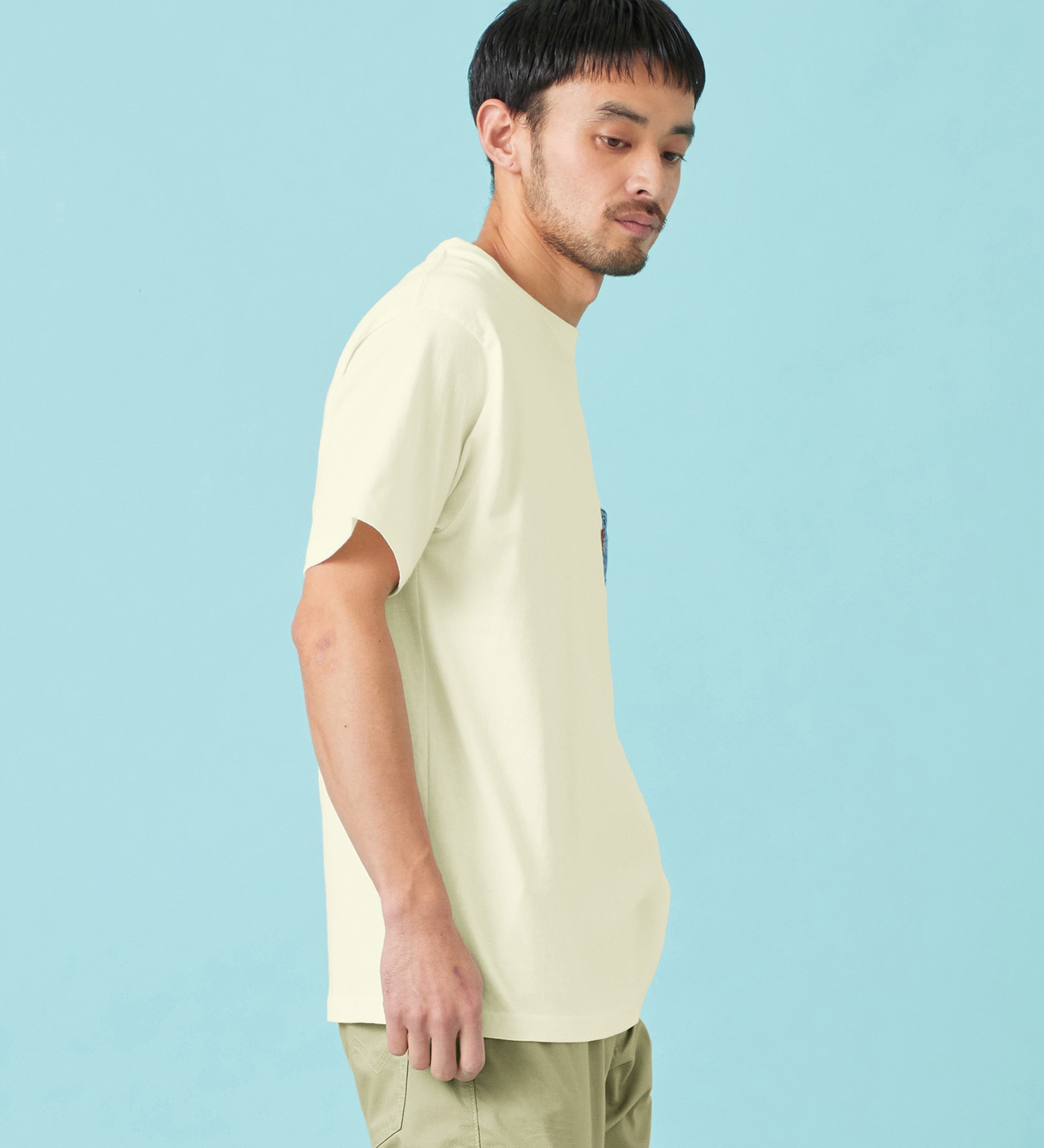 EDWIN(エドウイン)のデニムポケット Tシャツ 半袖|トップス/Tシャツ/カットソー/メンズ|アイボリー