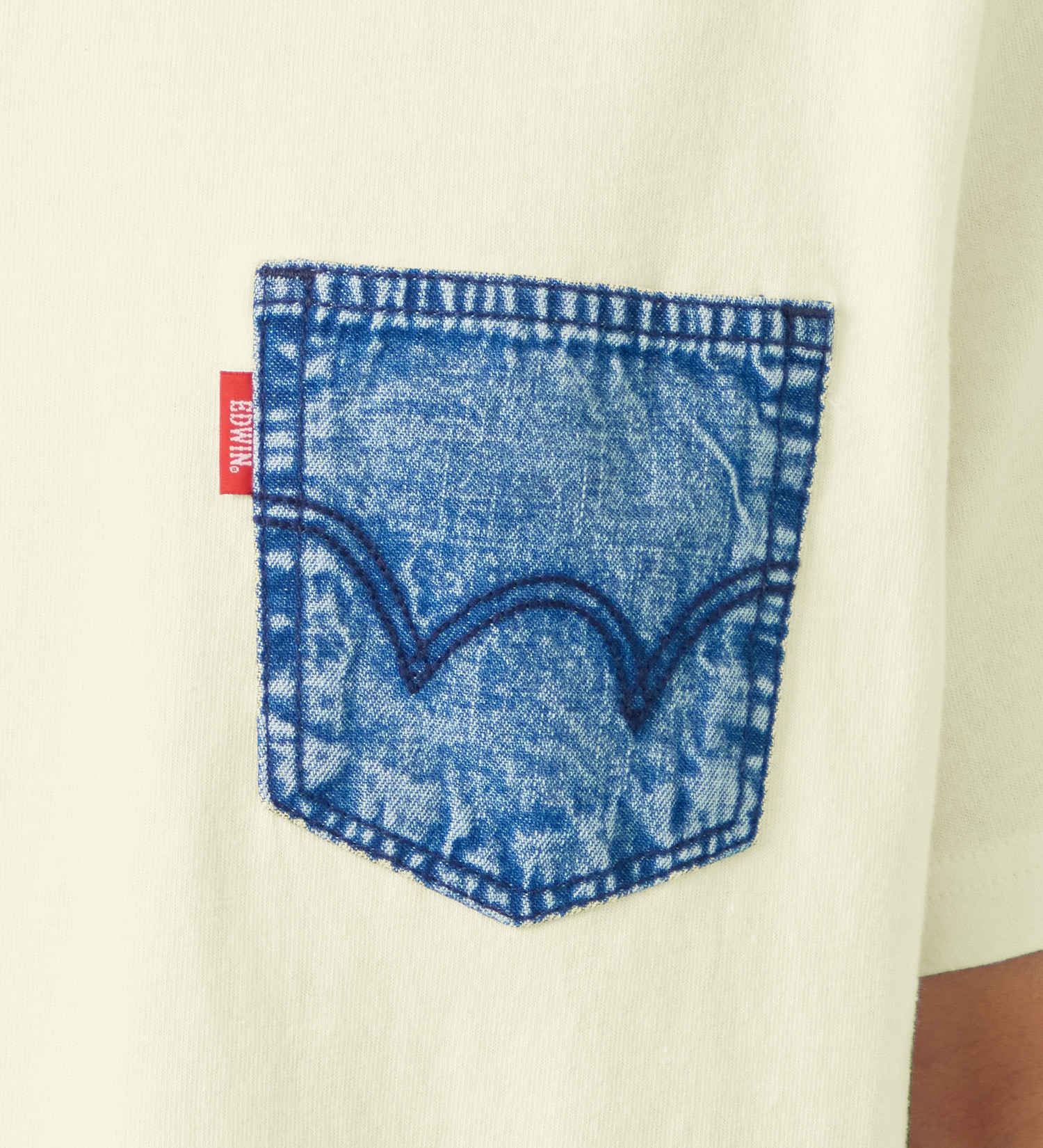 EDWIN(エドウイン)のデニムポケット Tシャツ 半袖|トップス/Tシャツ/カットソー/メンズ|アイボリー