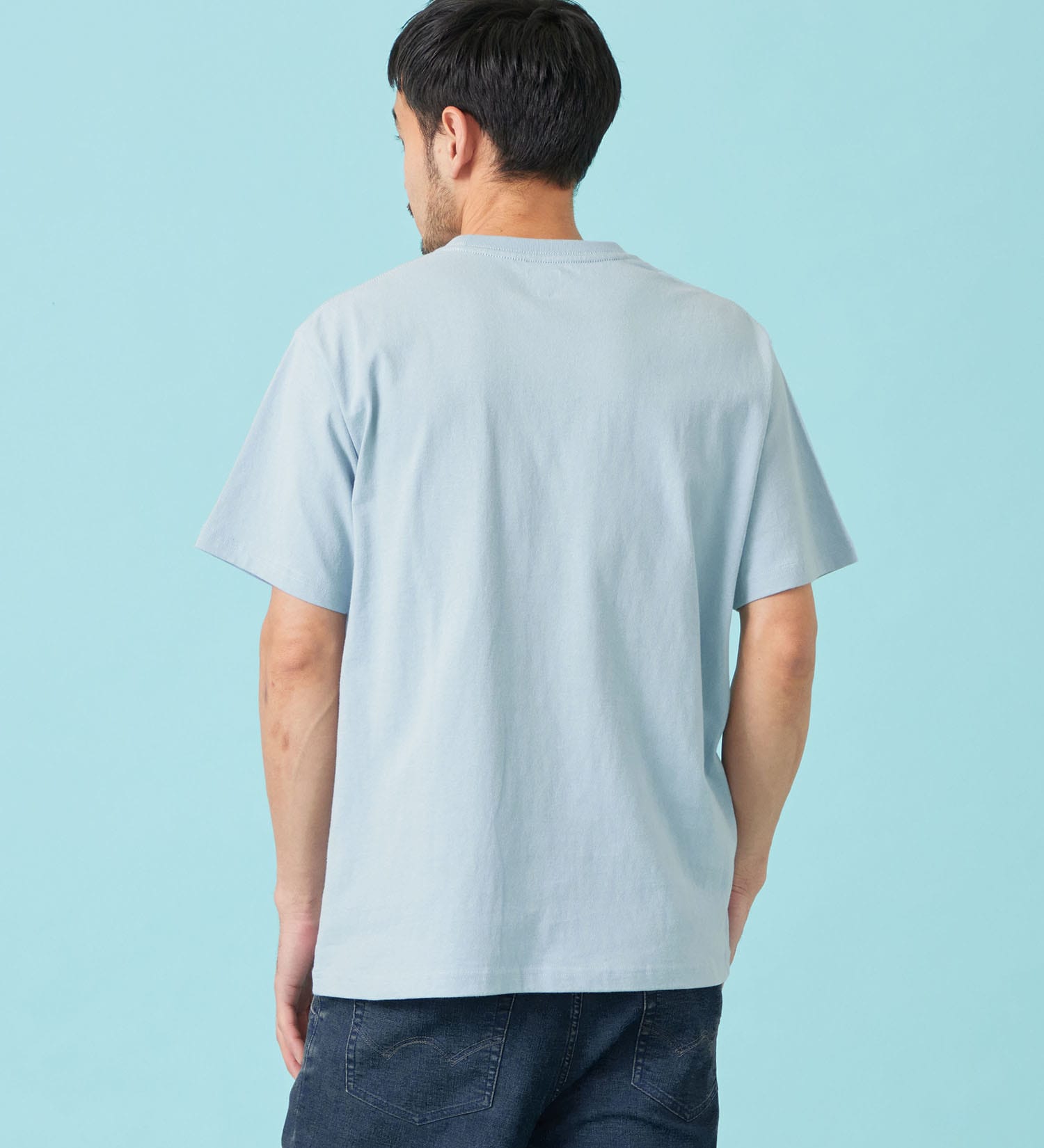 EDWIN(エドウイン)のデニムポケット Tシャツ 半袖|トップス/Tシャツ/カットソー/メンズ|ブルー