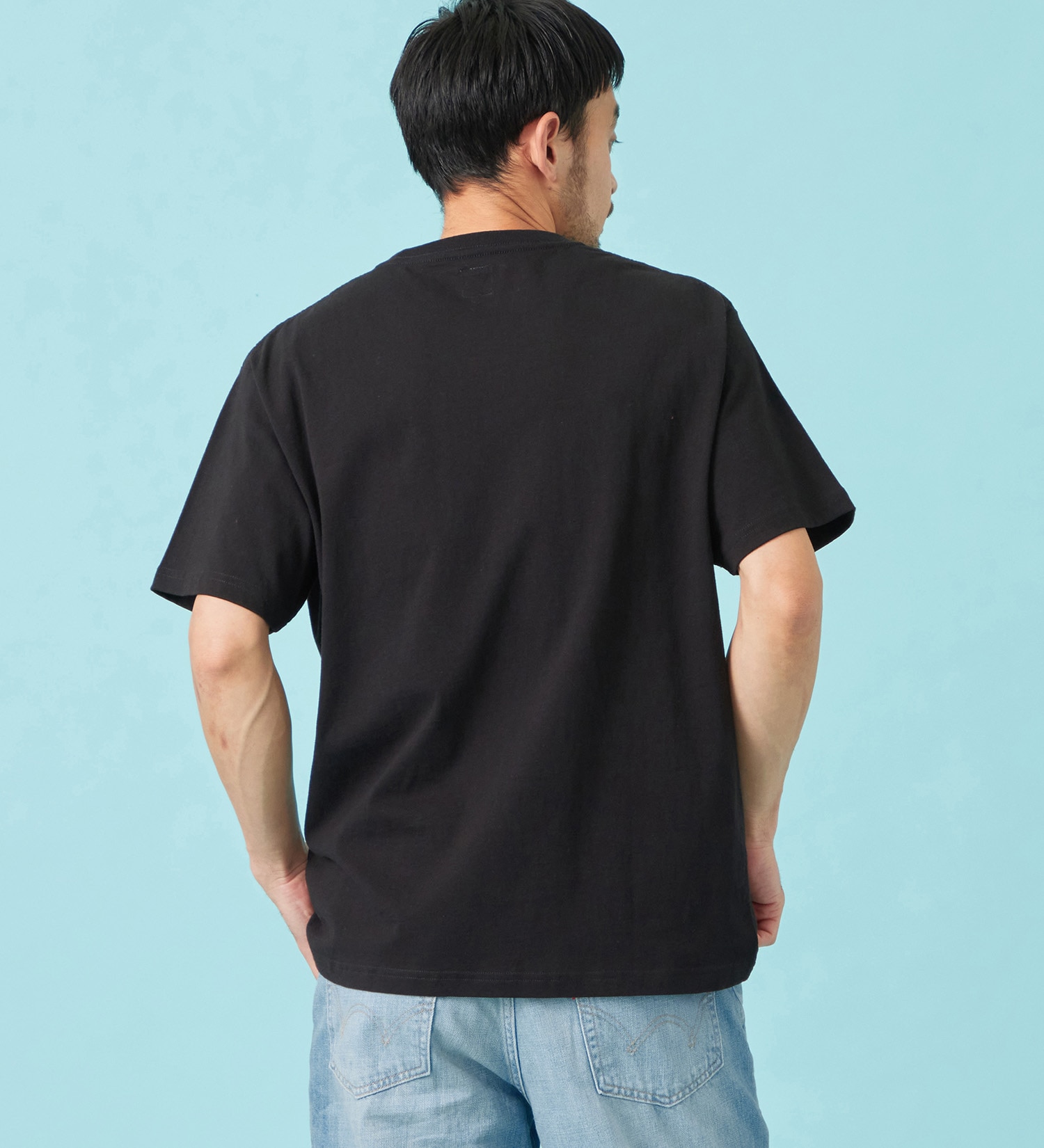 EDWIN(エドウイン)のデニムポケット Tシャツ 半袖|トップス/Tシャツ/カットソー/メンズ|ブラック