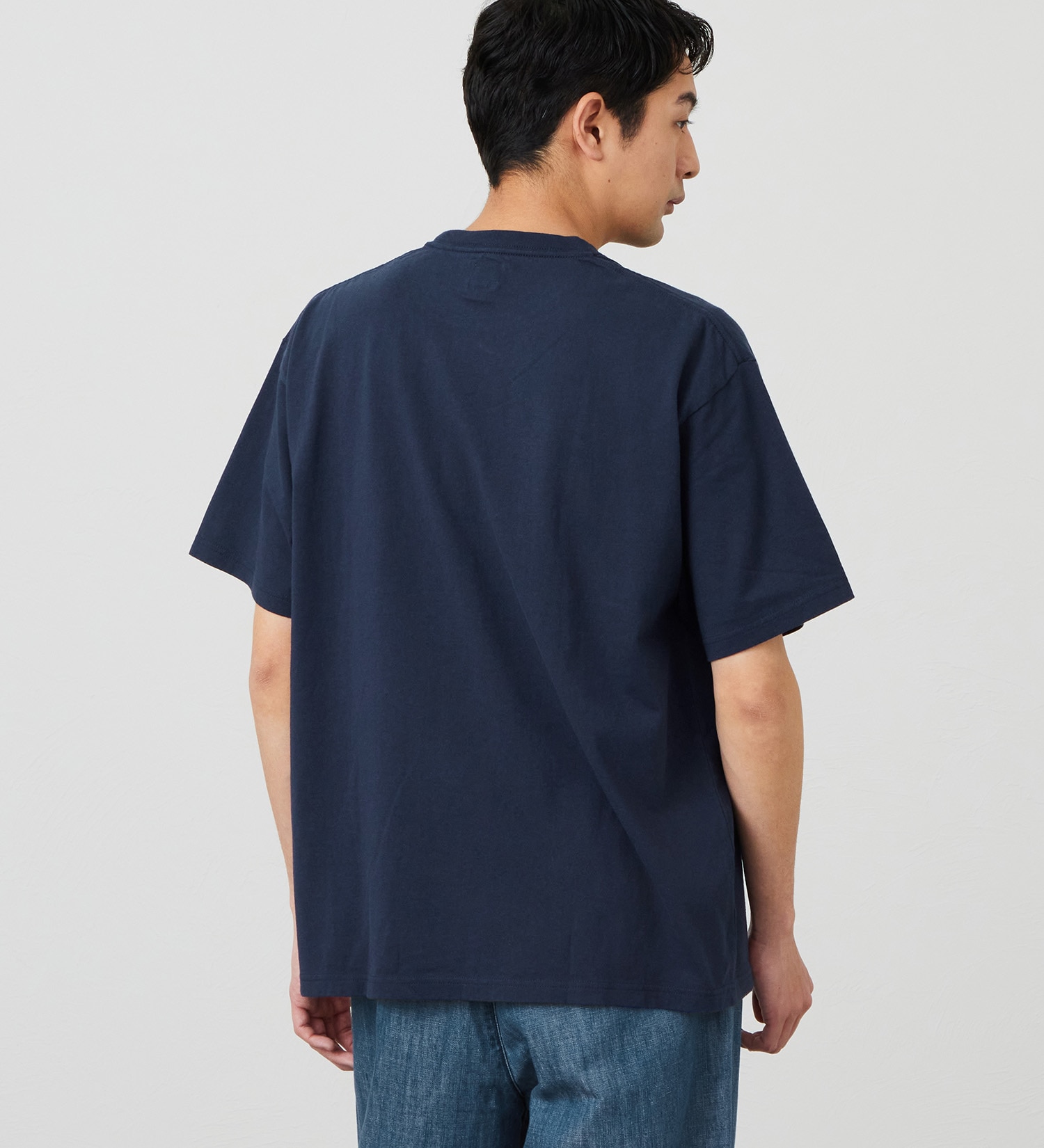 EDWIN(エドウイン)のパッチポケット Tシャツ 半袖|トップス/Tシャツ/カットソー/メンズ|ネイビー