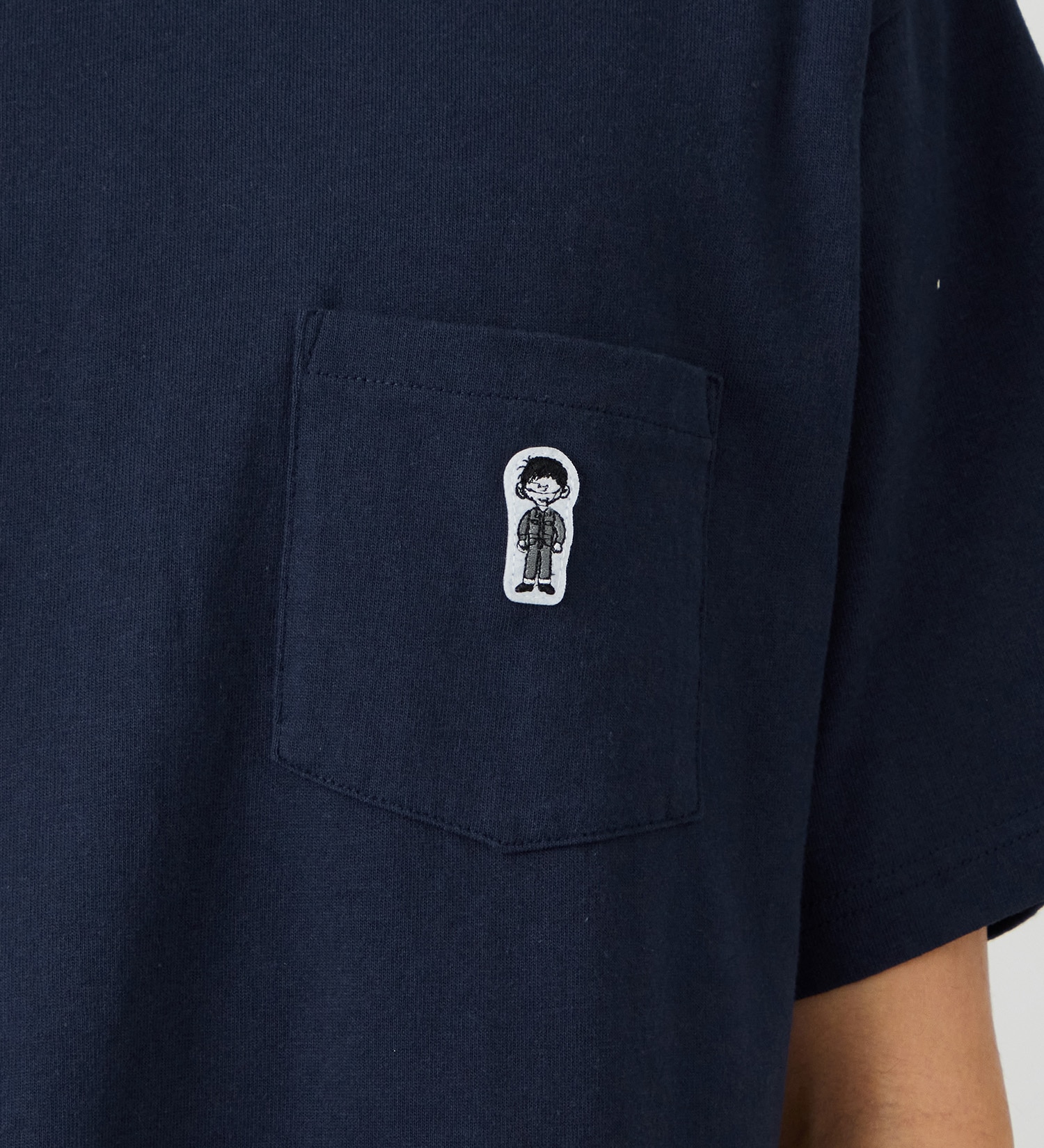 EDWIN(エドウイン)のパッチポケット Tシャツ 半袖|トップス/Tシャツ/カットソー/メンズ|ネイビー