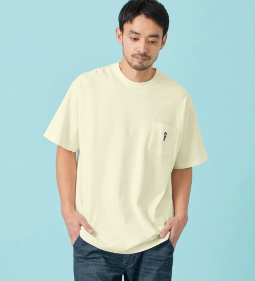 EDWIN(エドウイン)のパッチポケット Tシャツ 半袖|トップス/Tシャツ/カットソー/メンズ|アイボリー