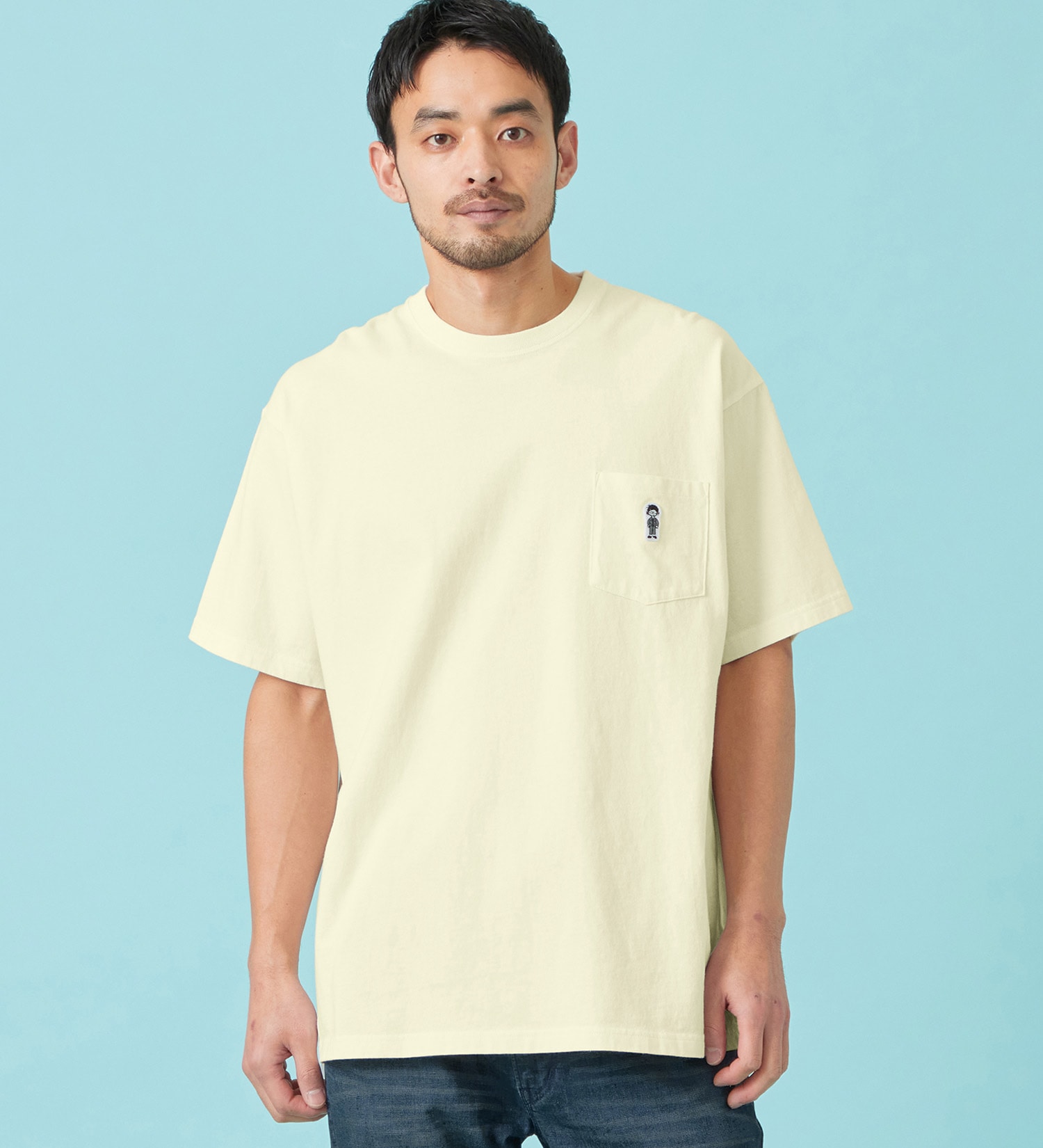 EDWIN(エドウイン)のパッチポケット Tシャツ 半袖|トップス/Tシャツ/カットソー/メンズ|アイボリー