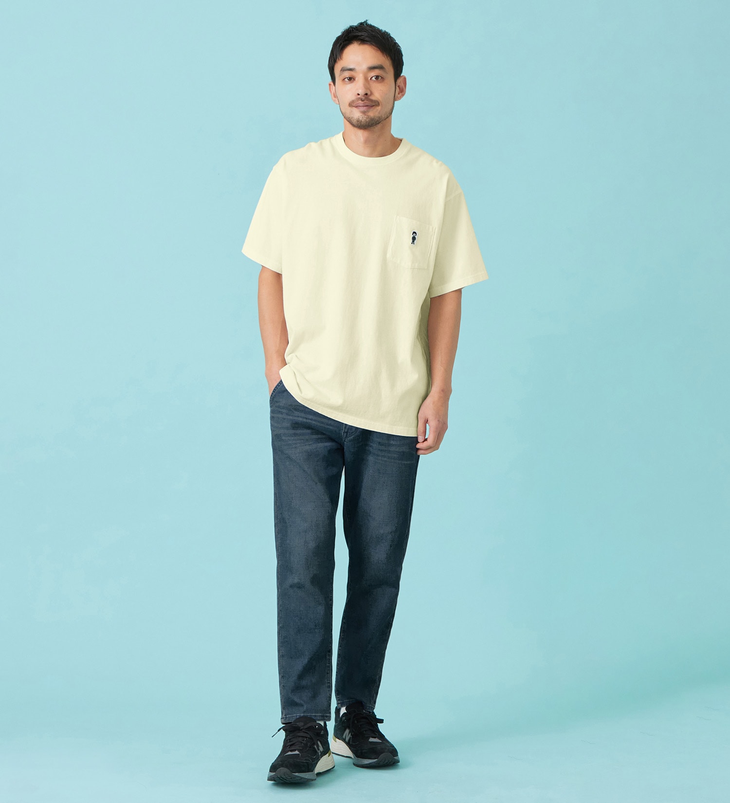 EDWIN(エドウイン)のパッチポケット Tシャツ 半袖|トップス/Tシャツ/カットソー/メンズ|アイボリー