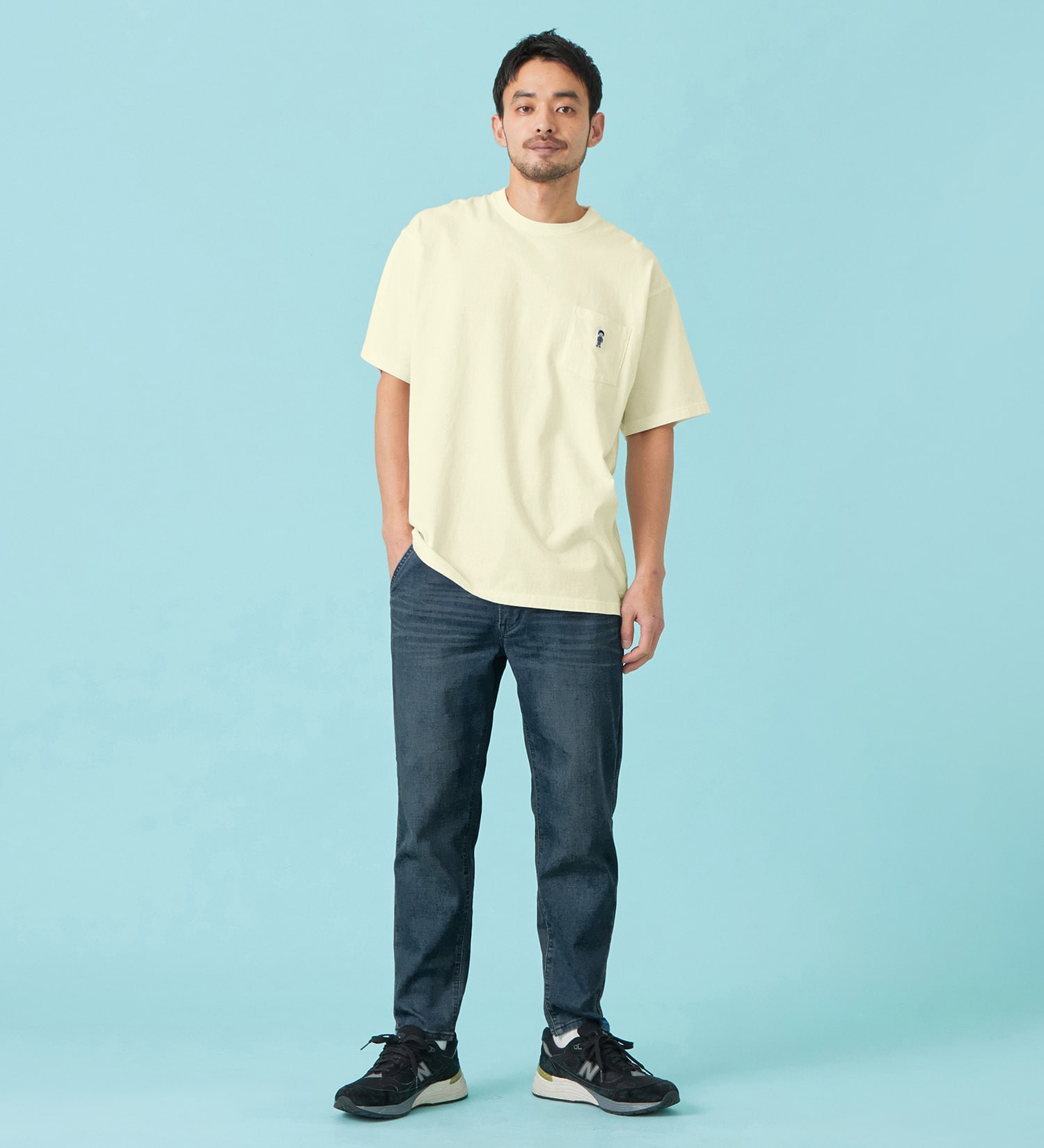 EDWIN(エドウイン)のパッチポケット Tシャツ 半袖|トップス/Tシャツ/カットソー/メンズ|アイボリー