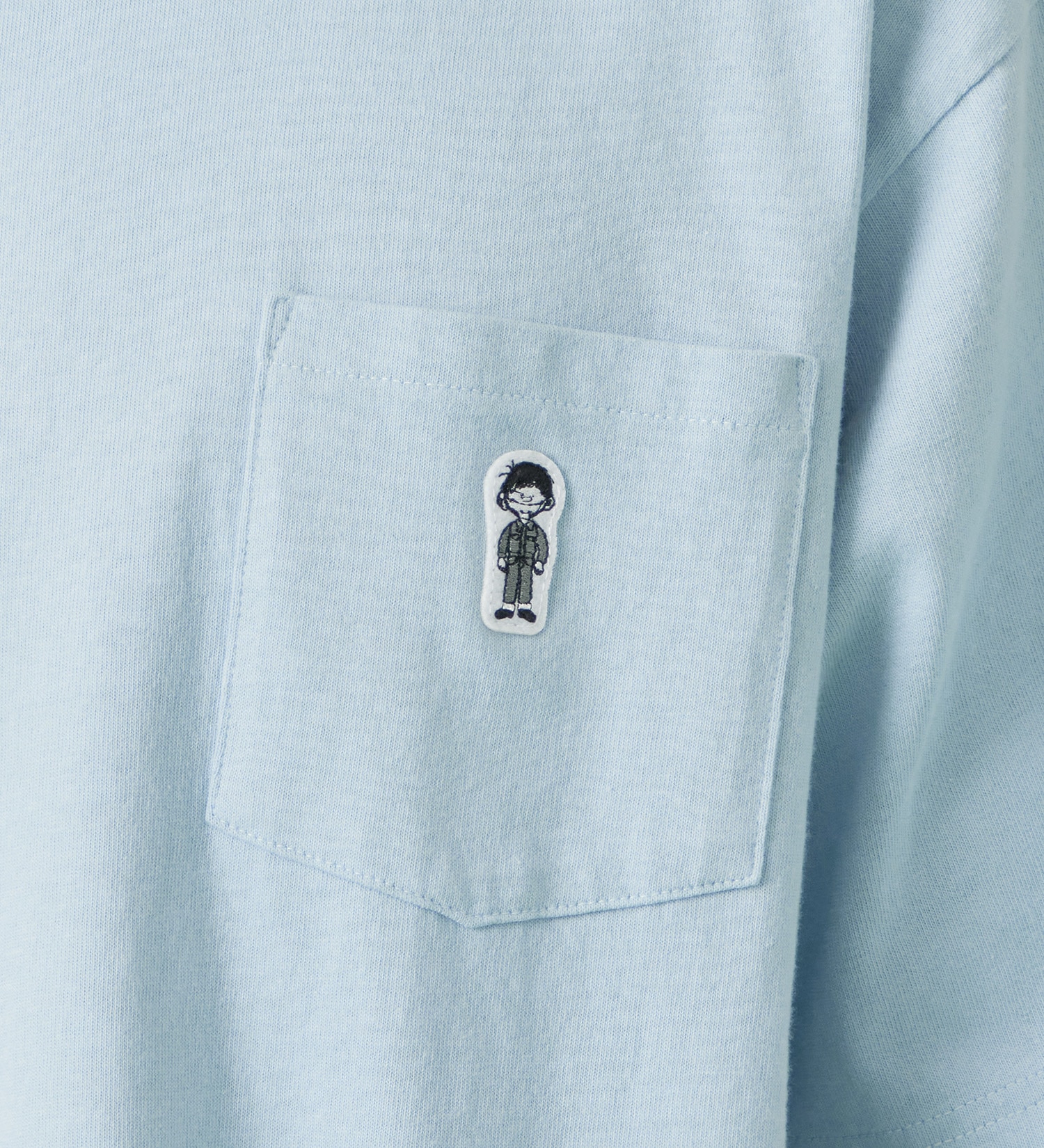 EDWIN(エドウイン)のパッチポケット Tシャツ 半袖|トップス/Tシャツ/カットソー/メンズ|ブルー