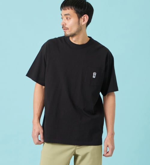 EDWIN(エドウイン)のパッチポケット Tシャツ 半袖|トップス/Tシャツ/カットソー/メンズ|ブラック