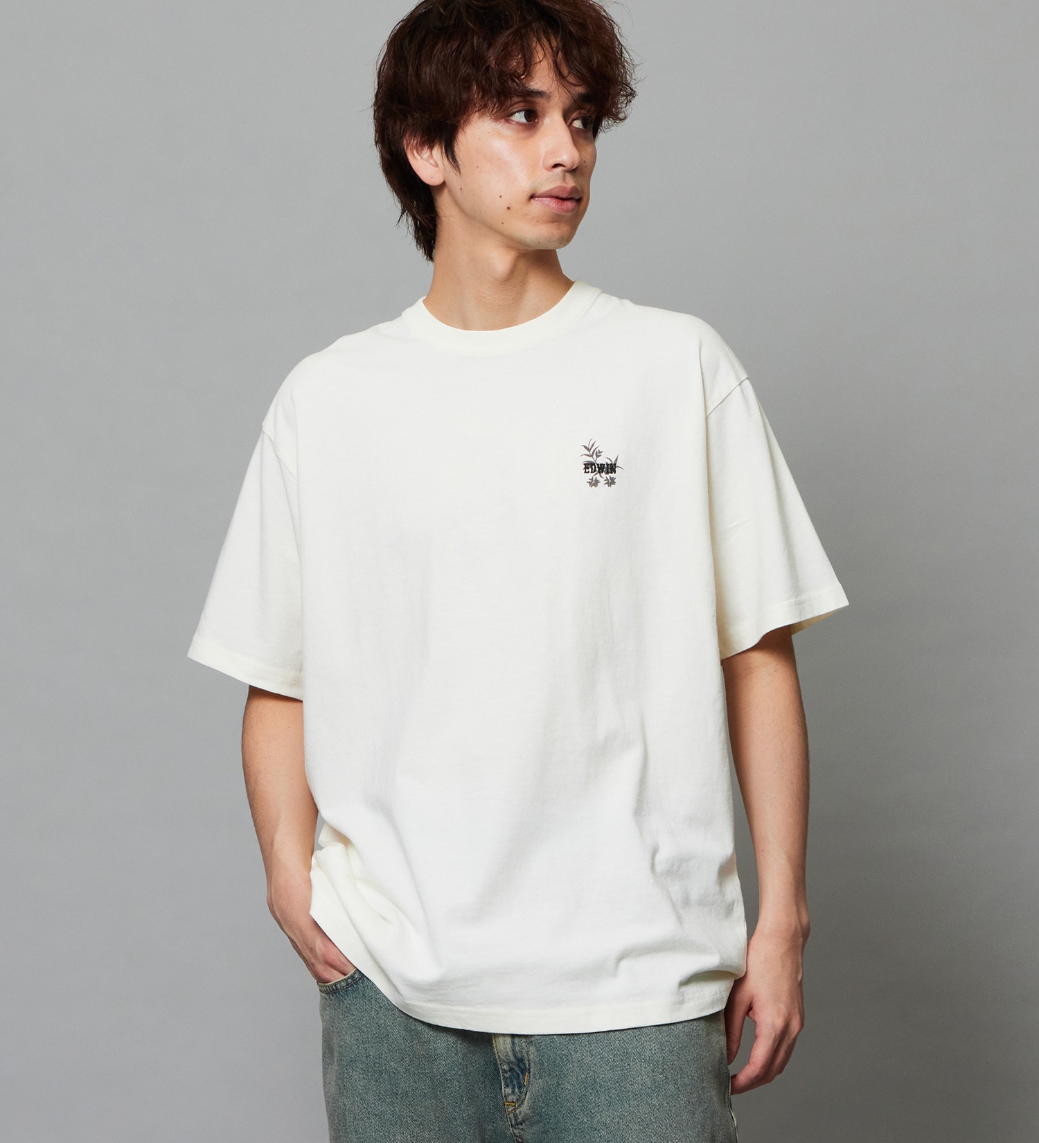 EDWIN(エドウイン)のスーベニア プリントTシャツ 半袖|トップス/Tシャツ/カットソー/メンズ|アイボリー