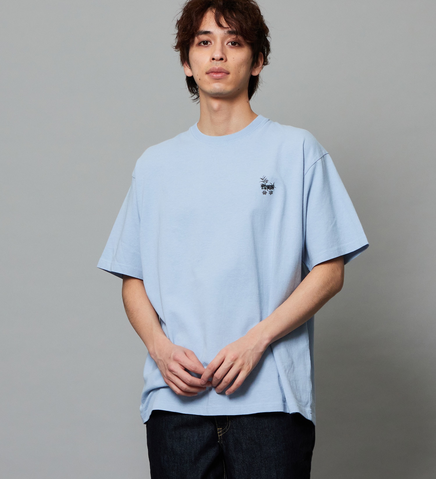 EDWIN(エドウイン)のスーベニア プリントTシャツ 半袖|トップス/Tシャツ/カットソー/メンズ|ブルー