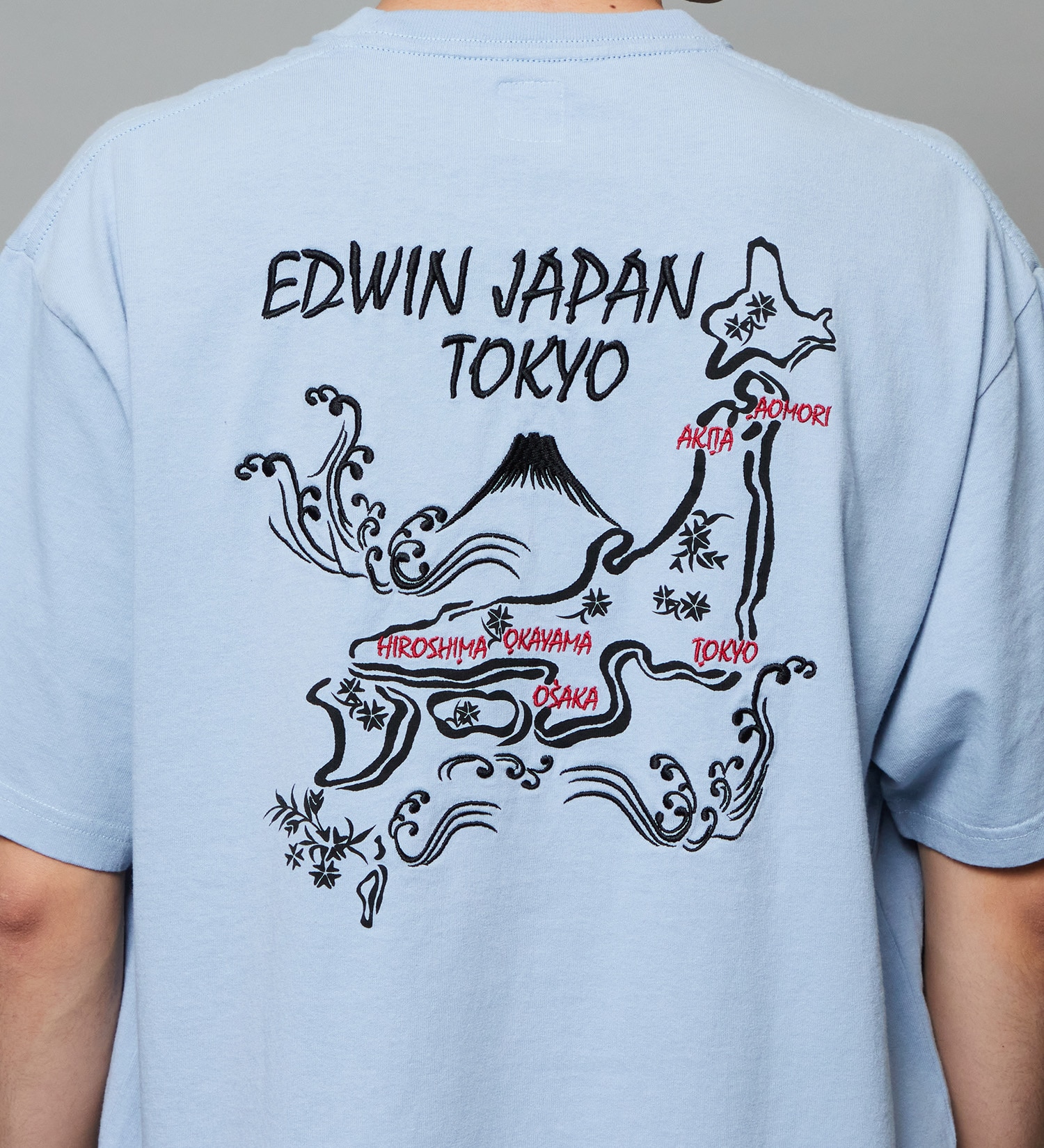 EDWIN(エドウイン)のスーベニア プリントTシャツ 半袖|トップス/Tシャツ/カットソー/メンズ|ブルー