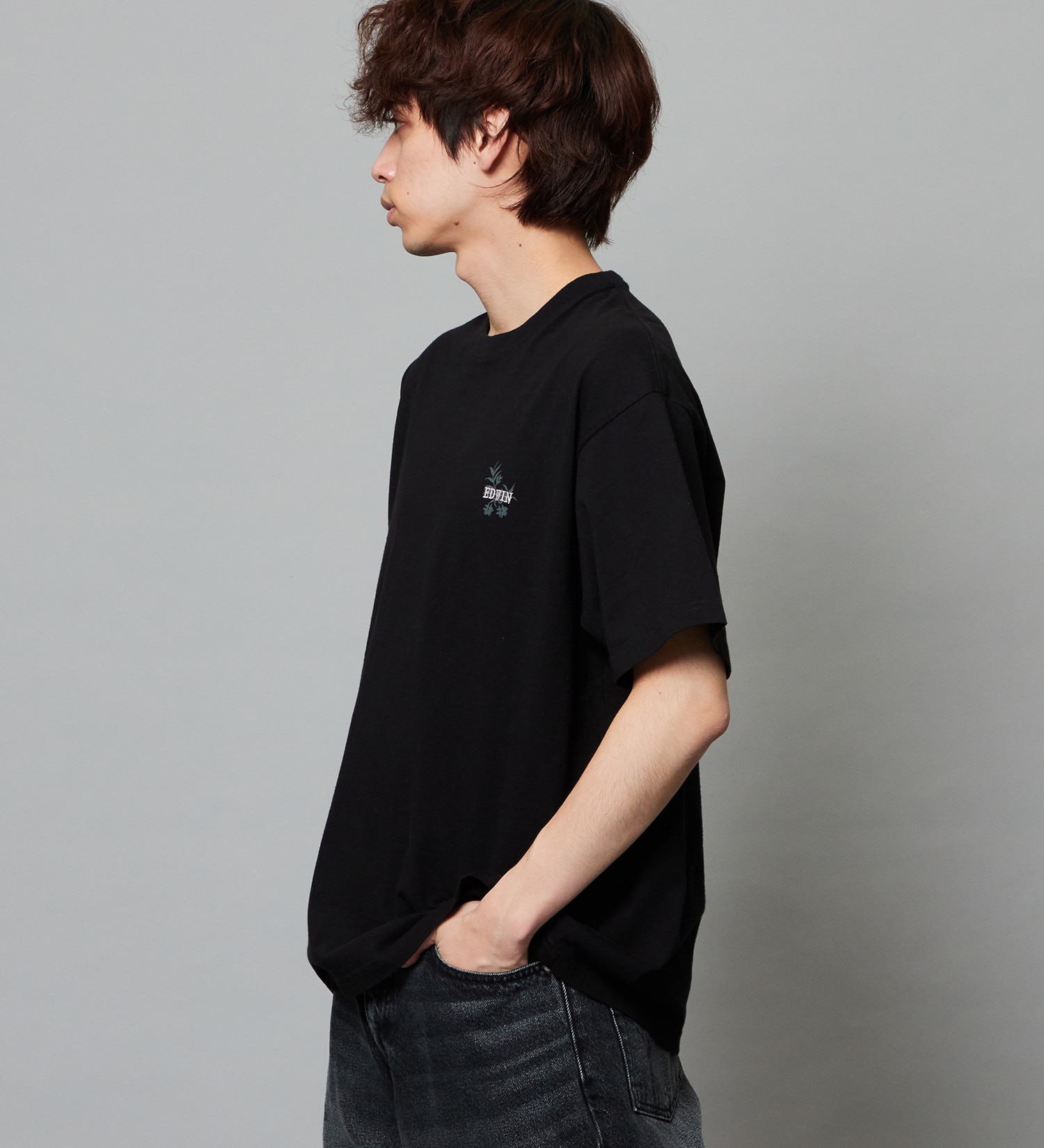 EDWIN(エドウイン)のスーベニア プリントTシャツ 半袖|トップス/Tシャツ/カットソー/メンズ|ブラック