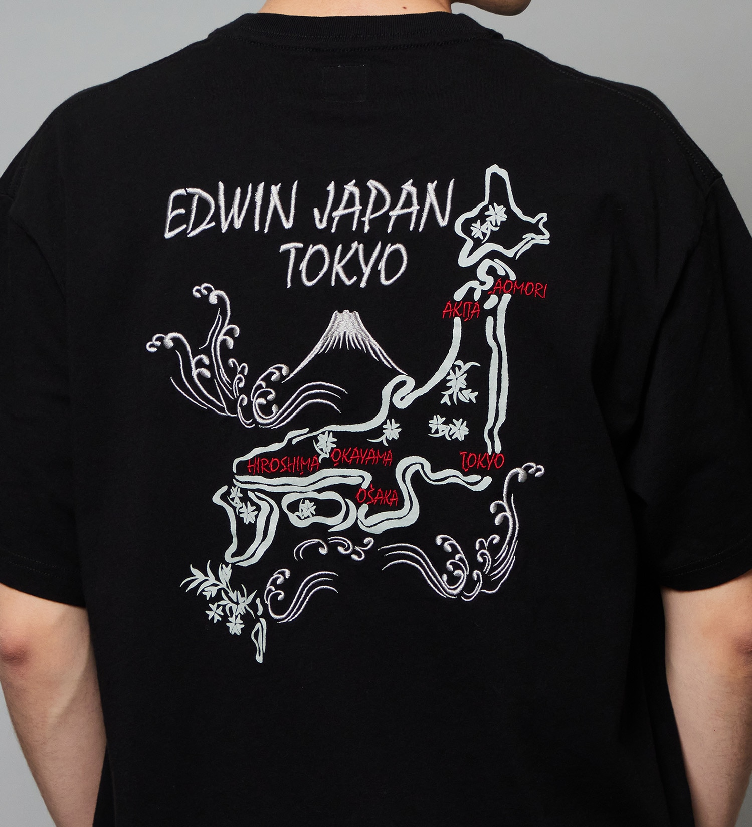 EDWIN(エドウイン)のスーベニア プリントTシャツ 半袖|トップス/Tシャツ/カットソー/メンズ|ブラック
