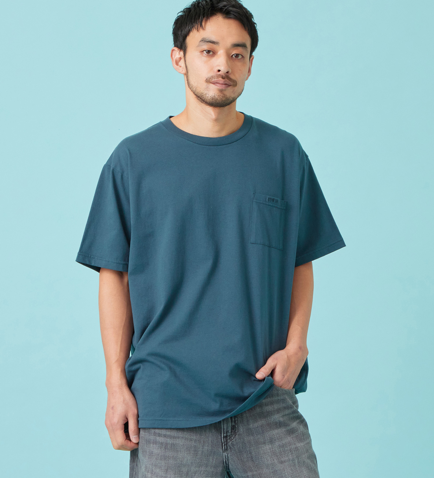 EDWIN(エドウイン)のドライ ポケット Tシャツ 半袖|トップス/Tシャツ/カットソー/メンズ|ネイビー