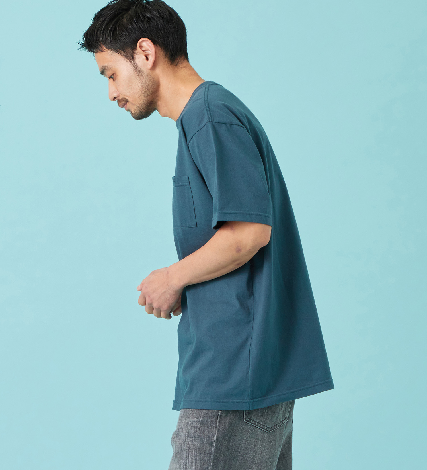 EDWIN(エドウイン)のドライ ポケット Tシャツ 半袖|トップス/Tシャツ/カットソー/メンズ|ネイビー