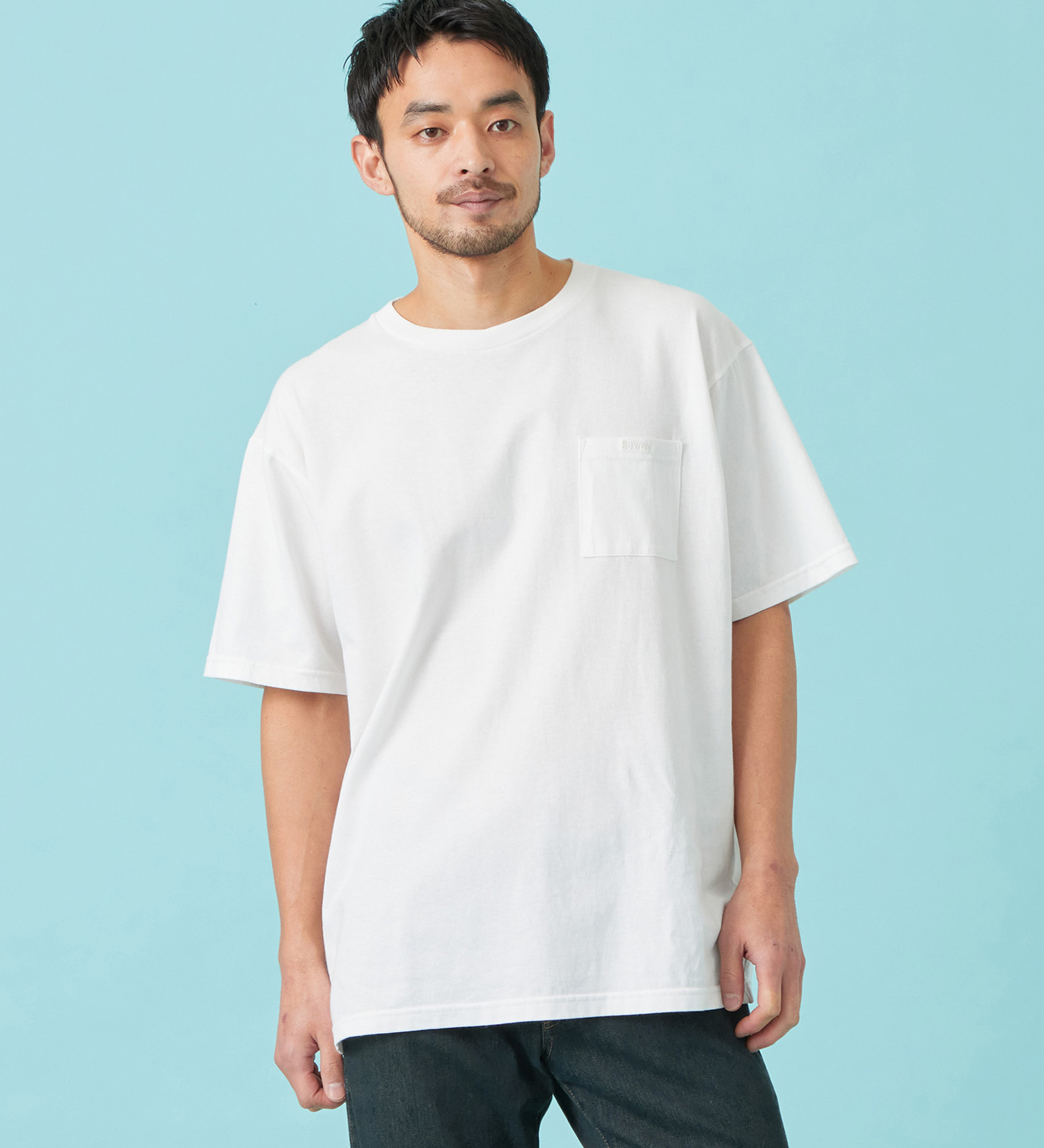 EDWIN(エドウイン)のドライ ポケット Tシャツ 半袖|トップス/Tシャツ/カットソー/メンズ|ホワイト